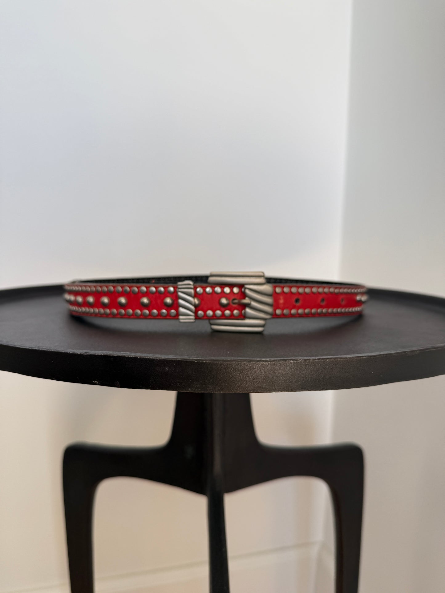 Red Studded Belt