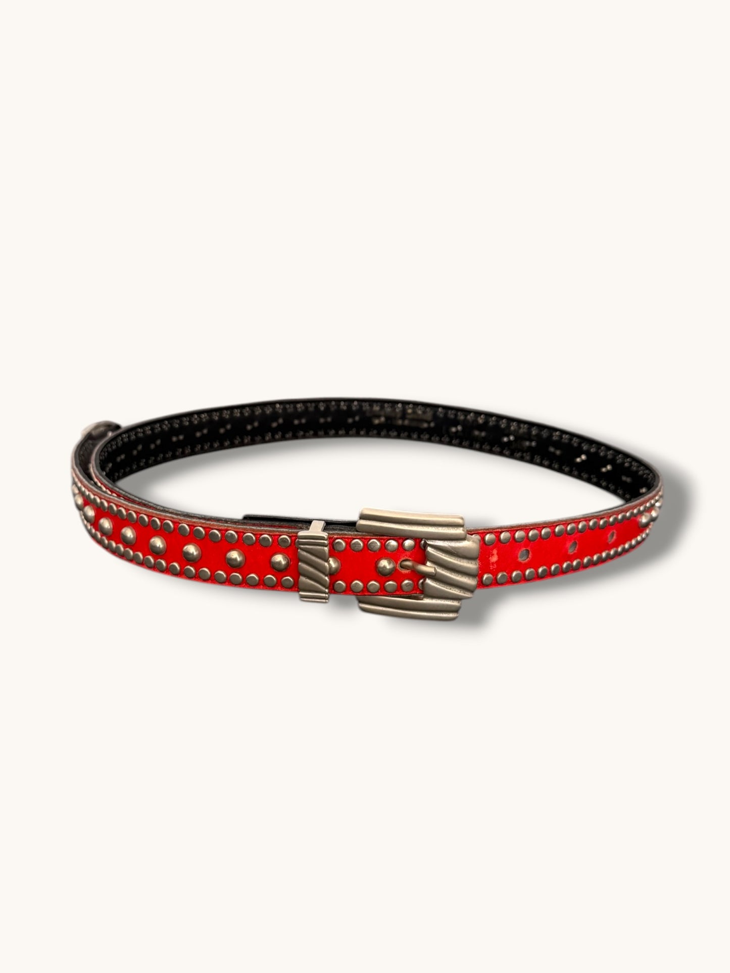 Red Studded Belt