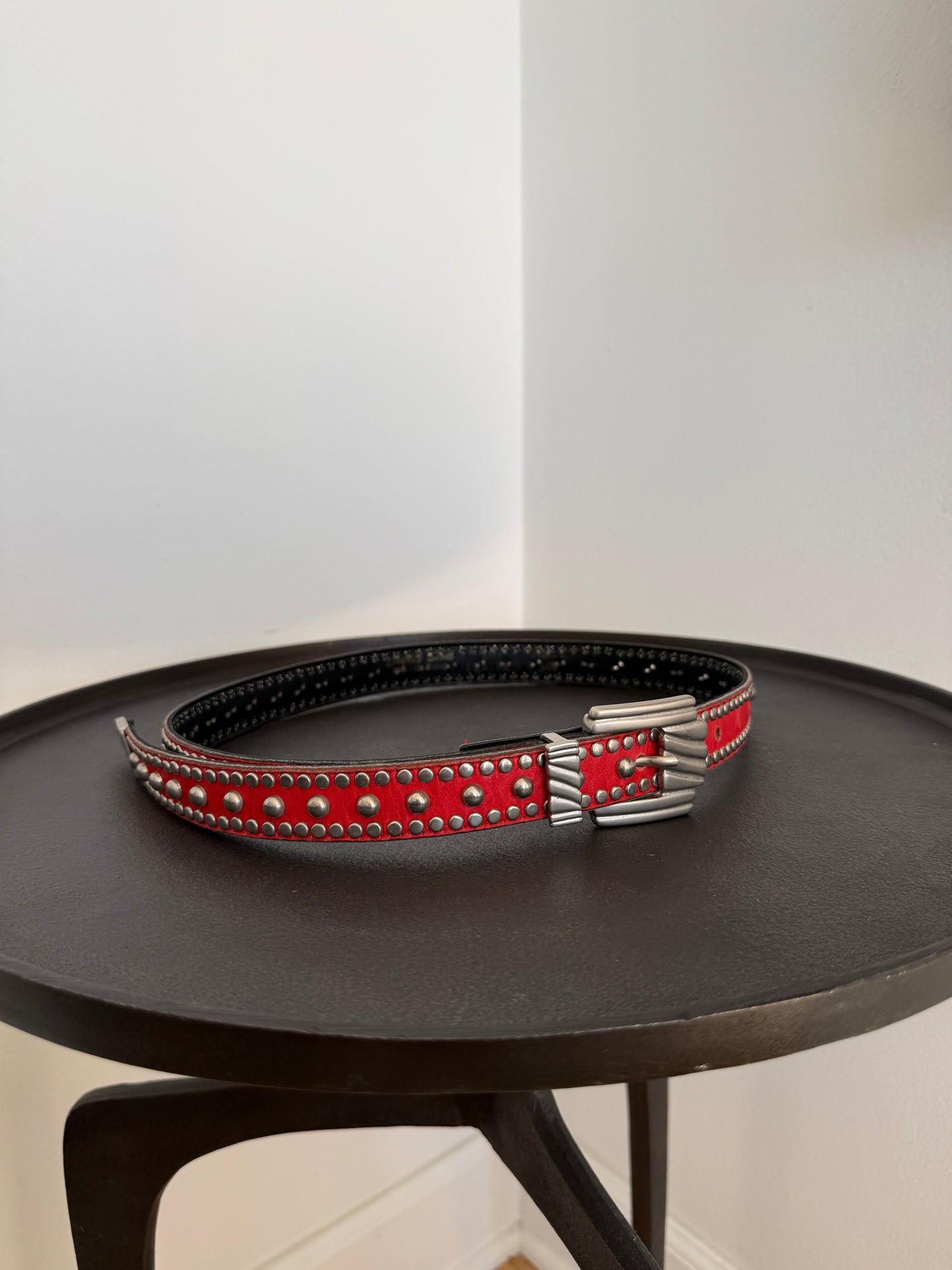 Red Studded Belt