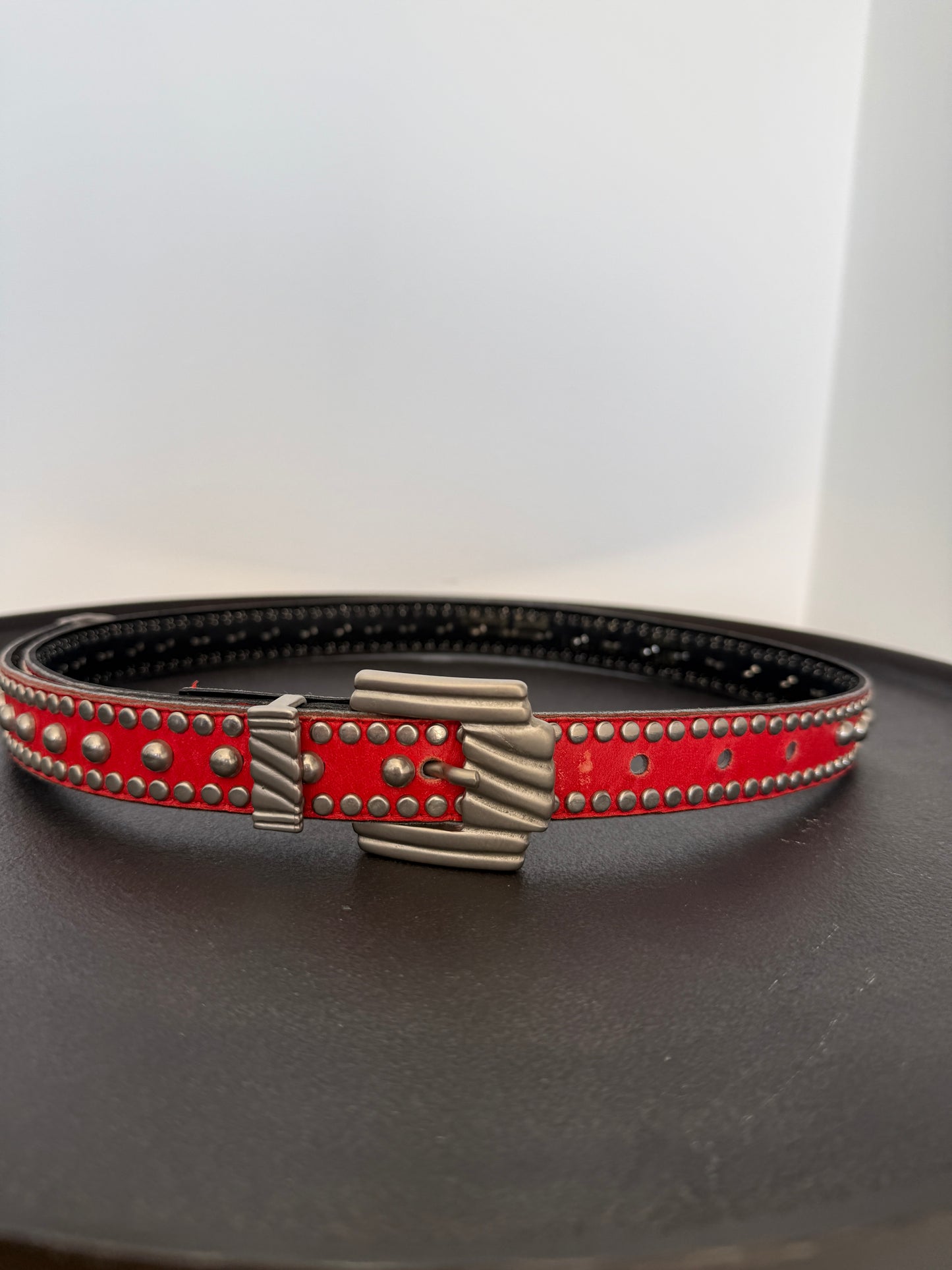 Red Studded Belt