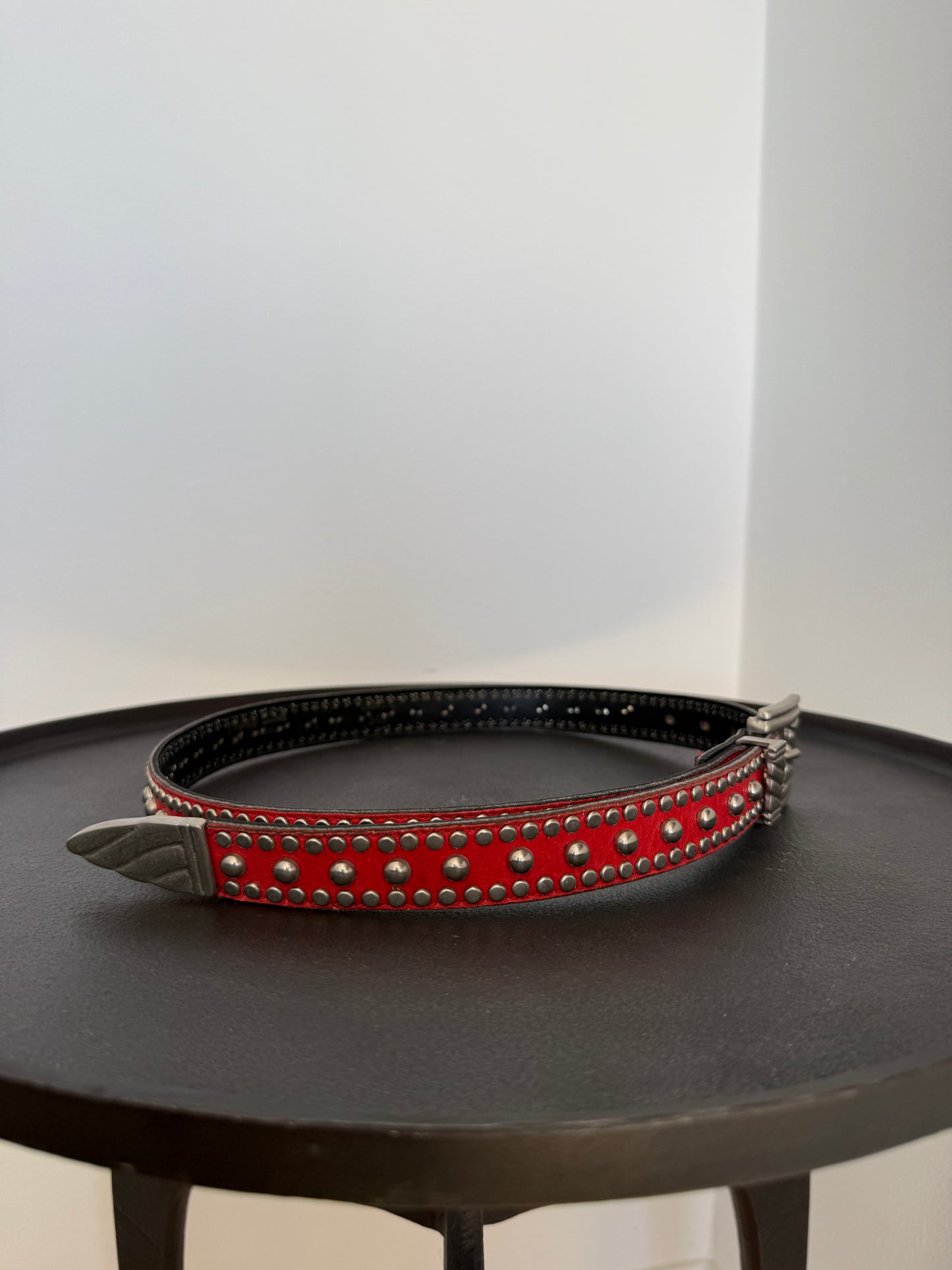 Red Studded Belt