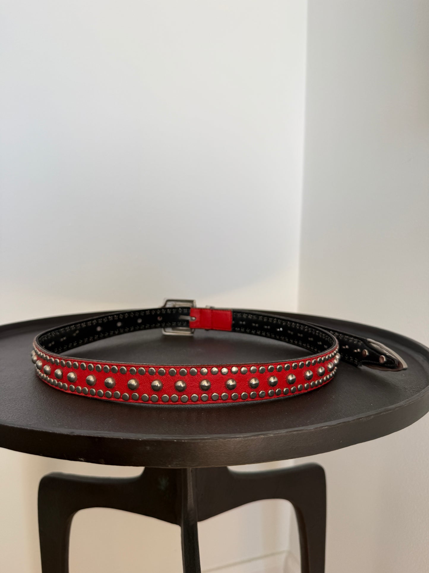 Red Studded Belt