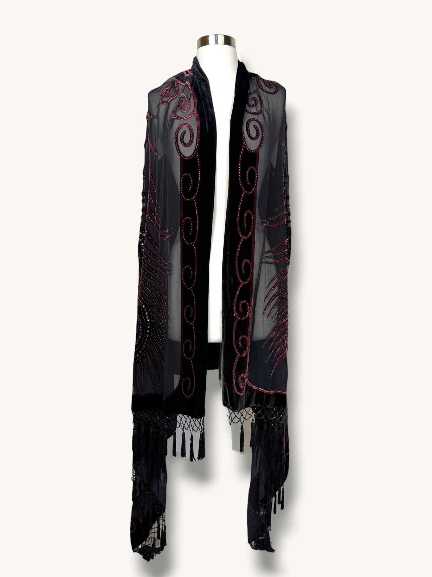 Silk Tassel Shawl