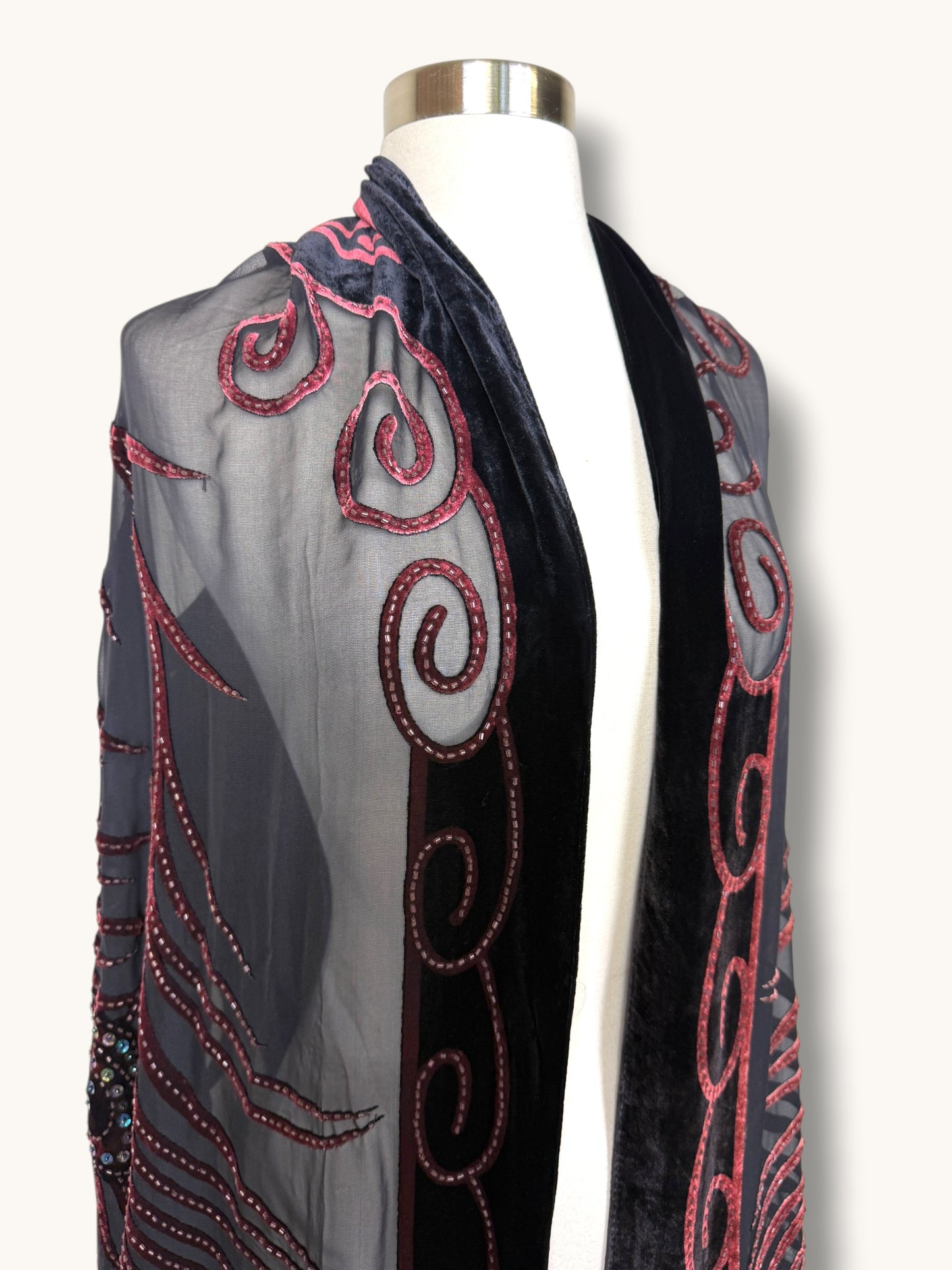 Silk Tassel Shawl