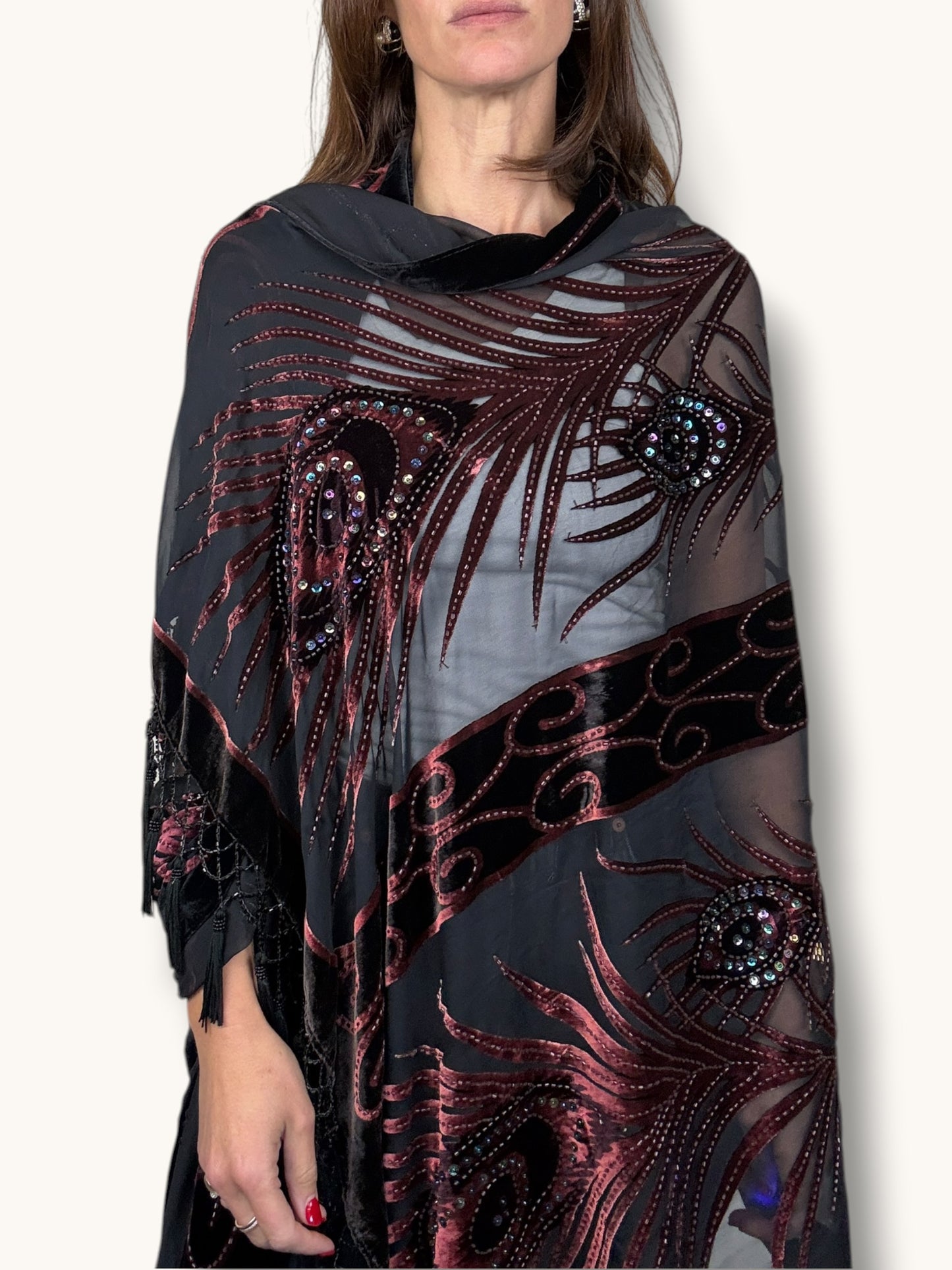 Silk Tassel Shawl
