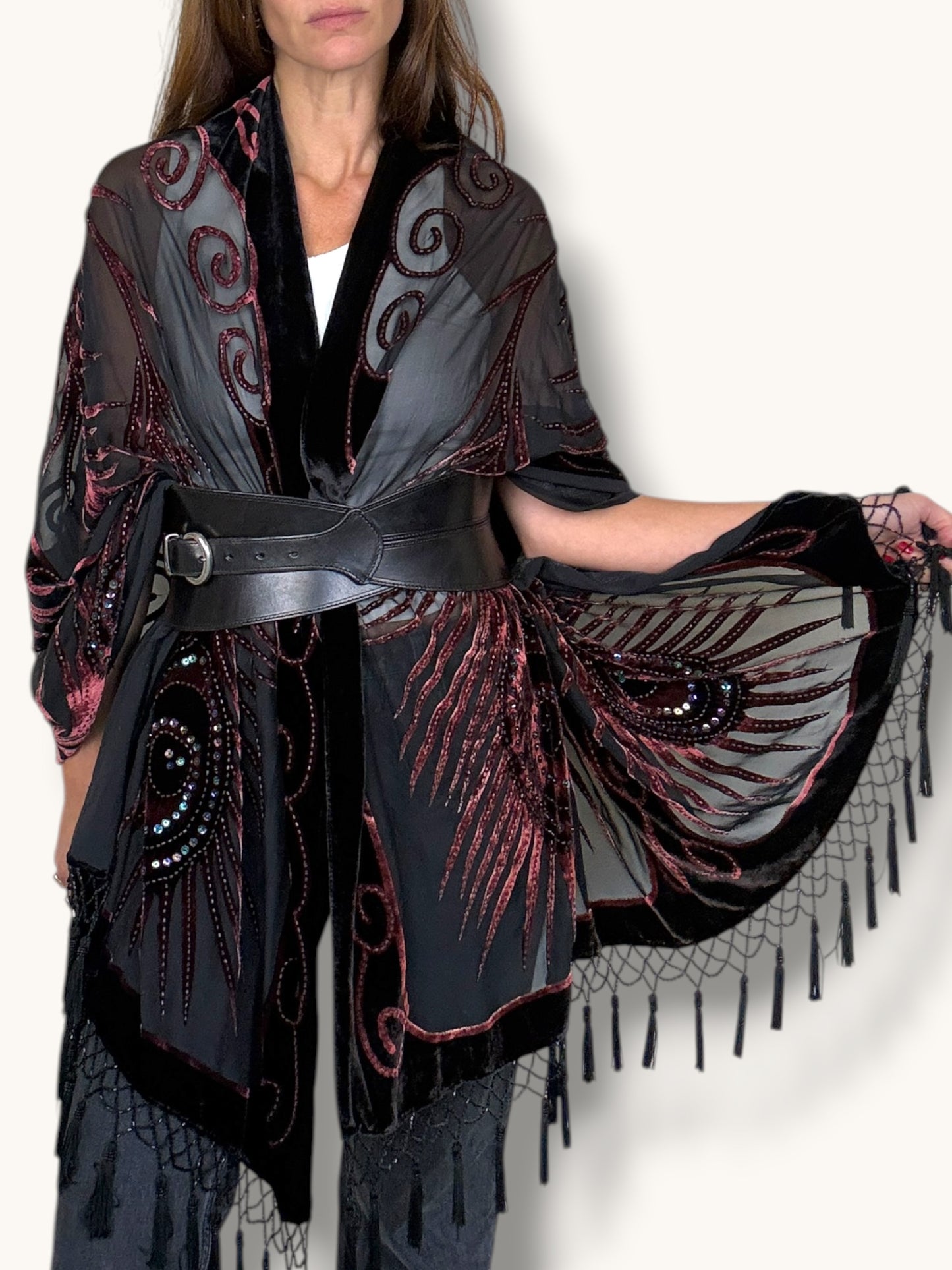 Silk Tassel Shawl