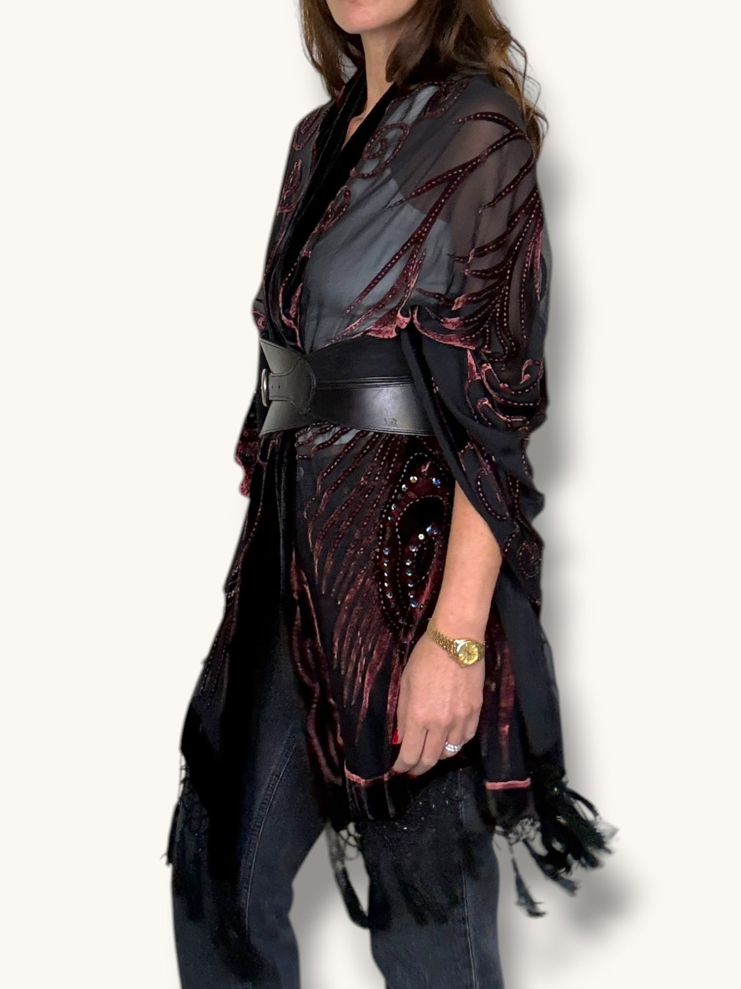 Silk Tassel Shawl