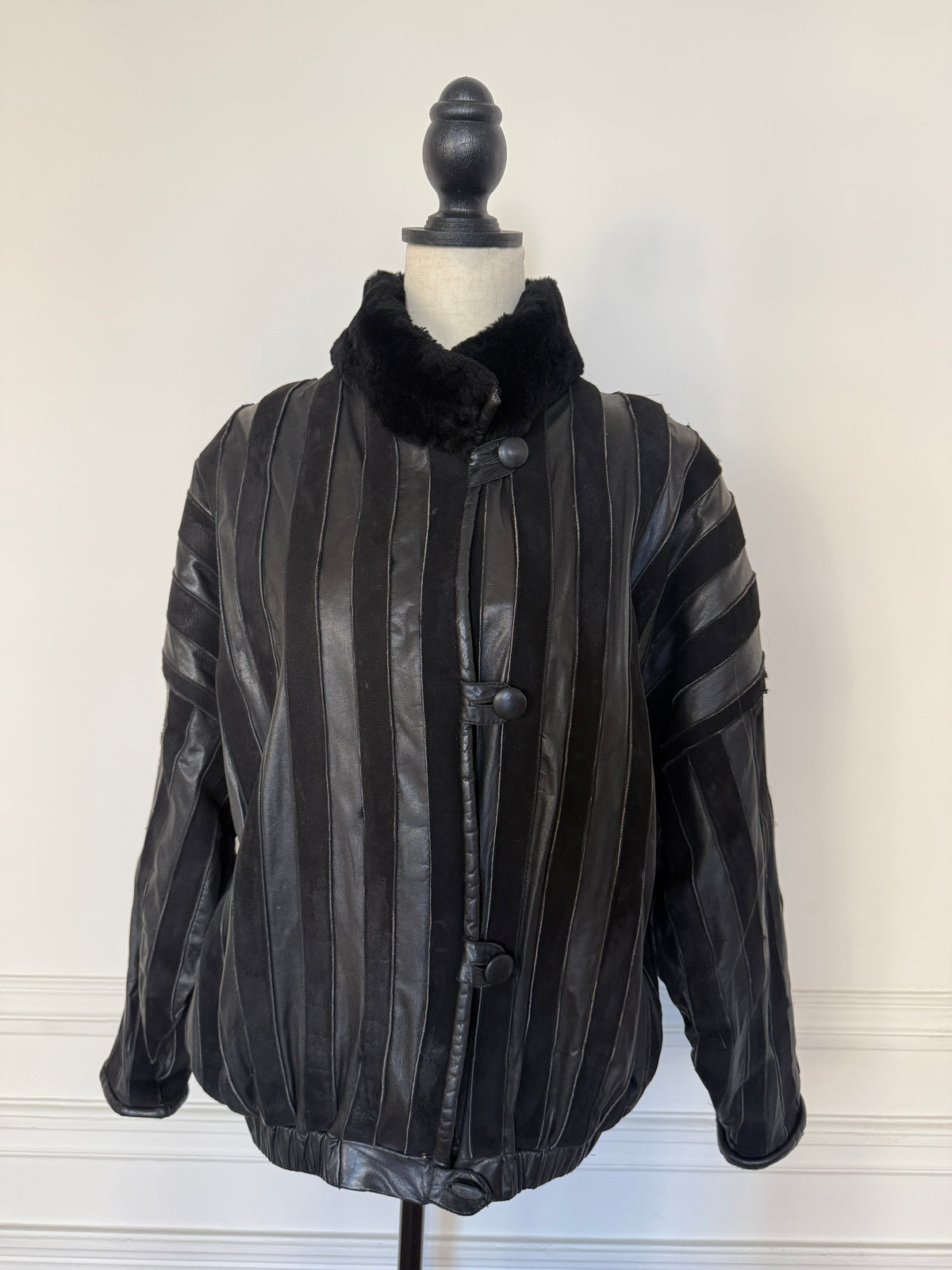 Leather and Suede Bomber