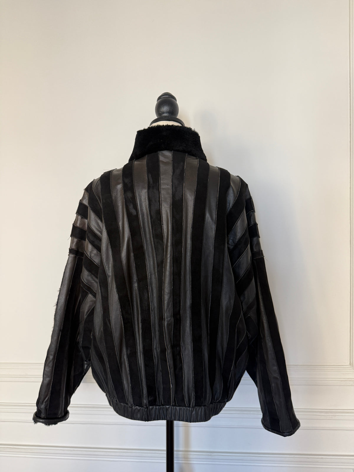 Leather and Suede Bomber