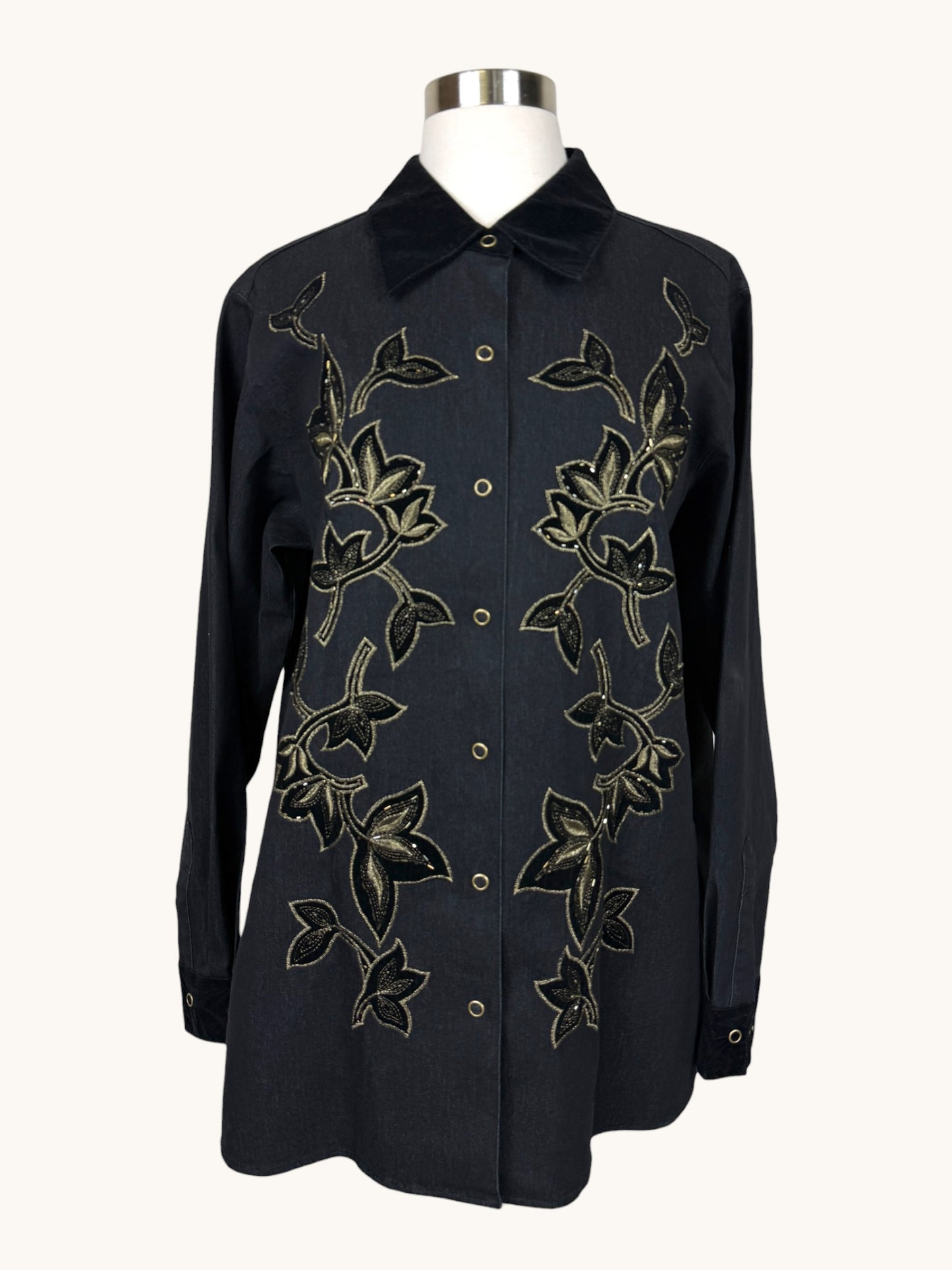 Embroidered Denim Jacket