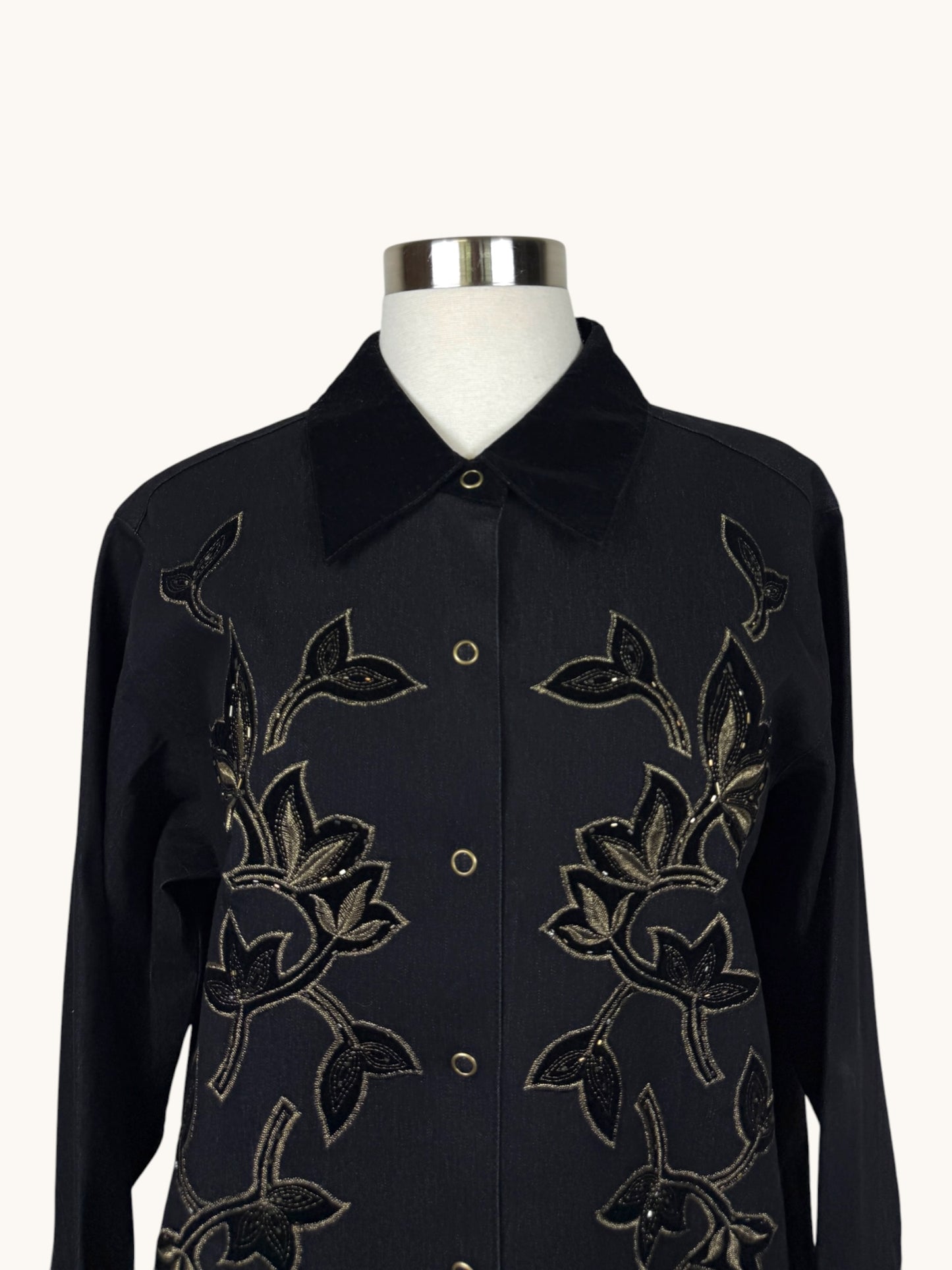 Embroidered Denim Jacket