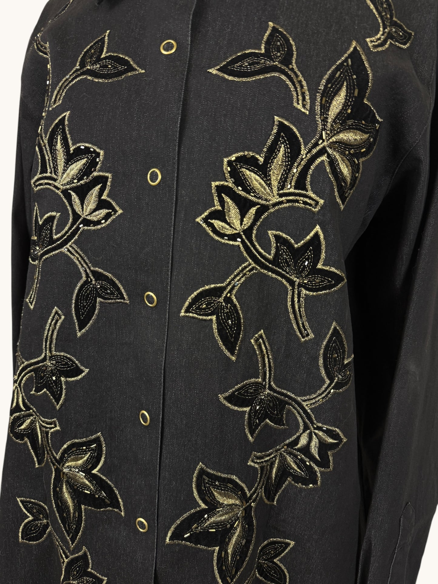Embroidered Denim Jacket