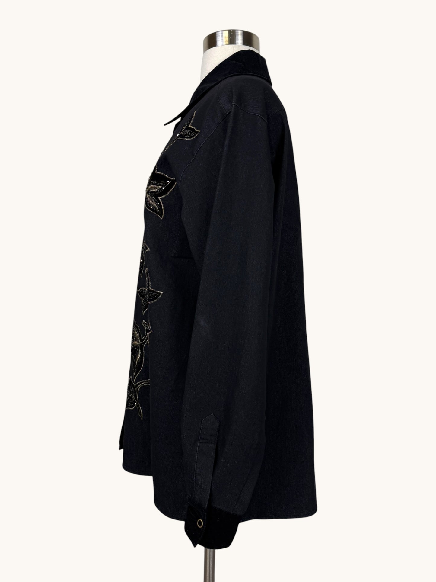 Embroidered Denim Jacket