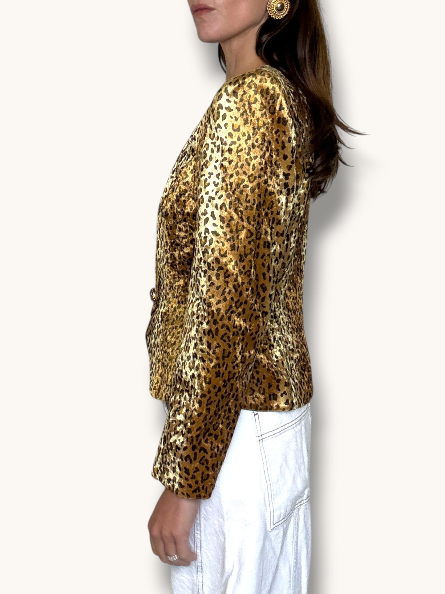 Leopard Blazer