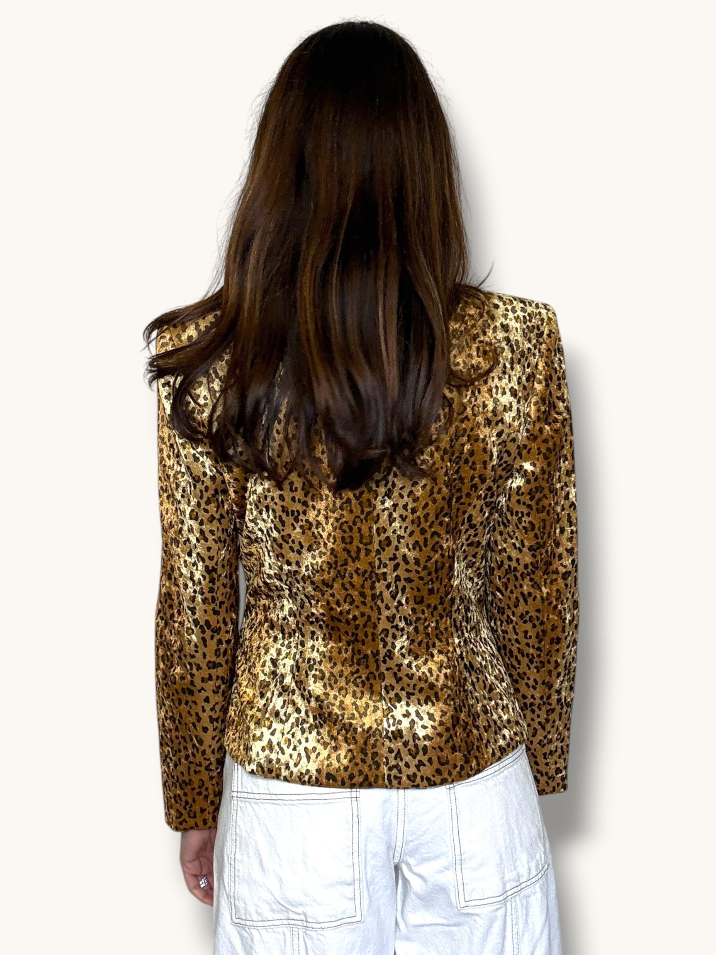Leopard Blazer