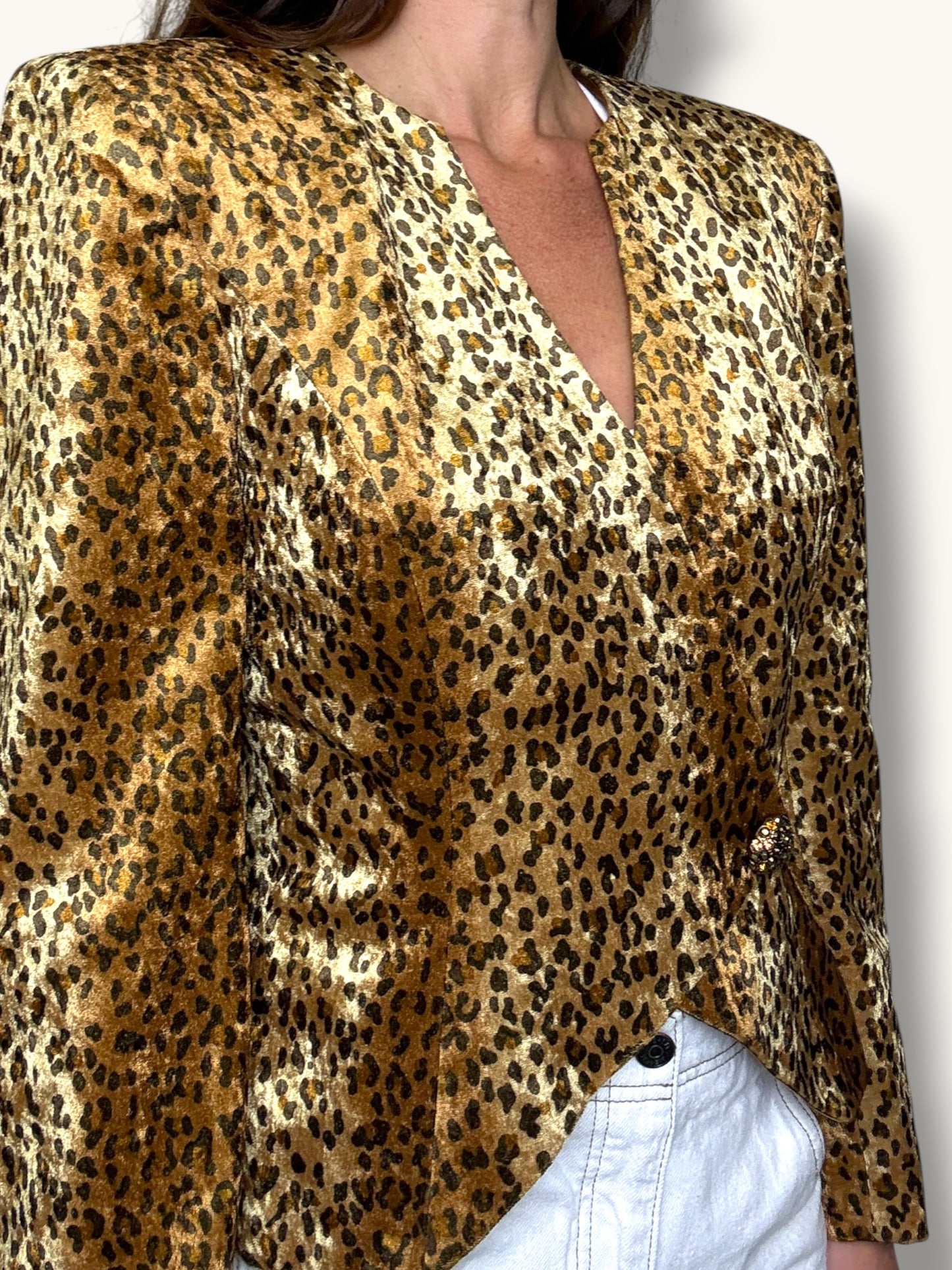 Leopard Blazer