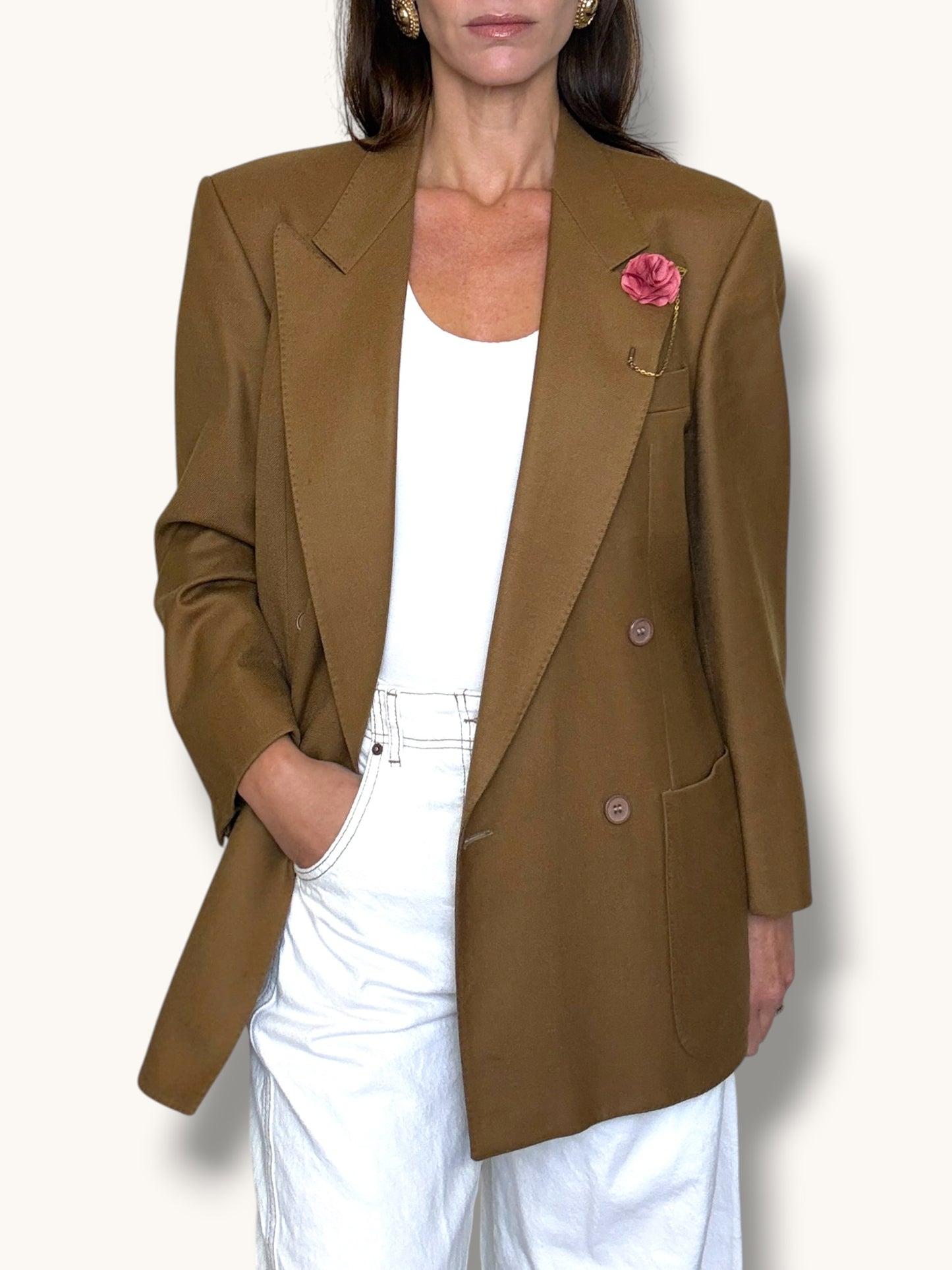 Cashmere Camel Blazer