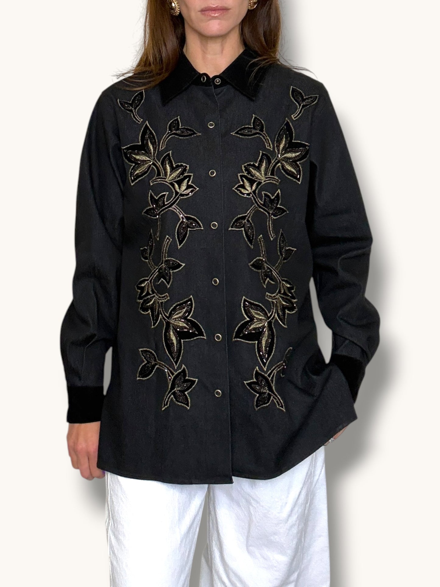 Embroidered Denim Jacket
