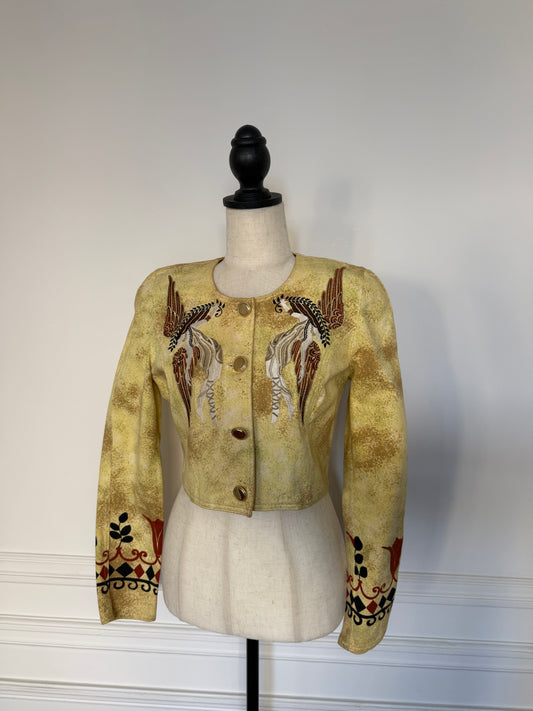 Swan cropped Jacket