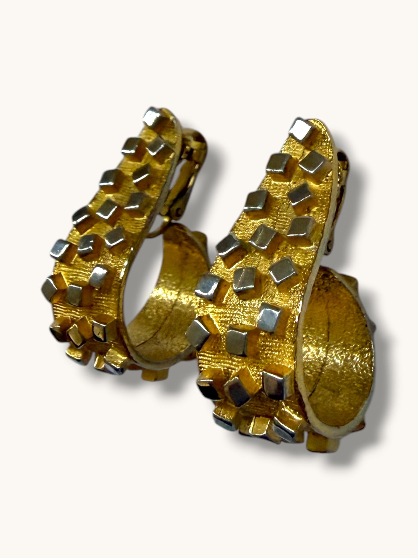 Sculptural Hoop Earrings
