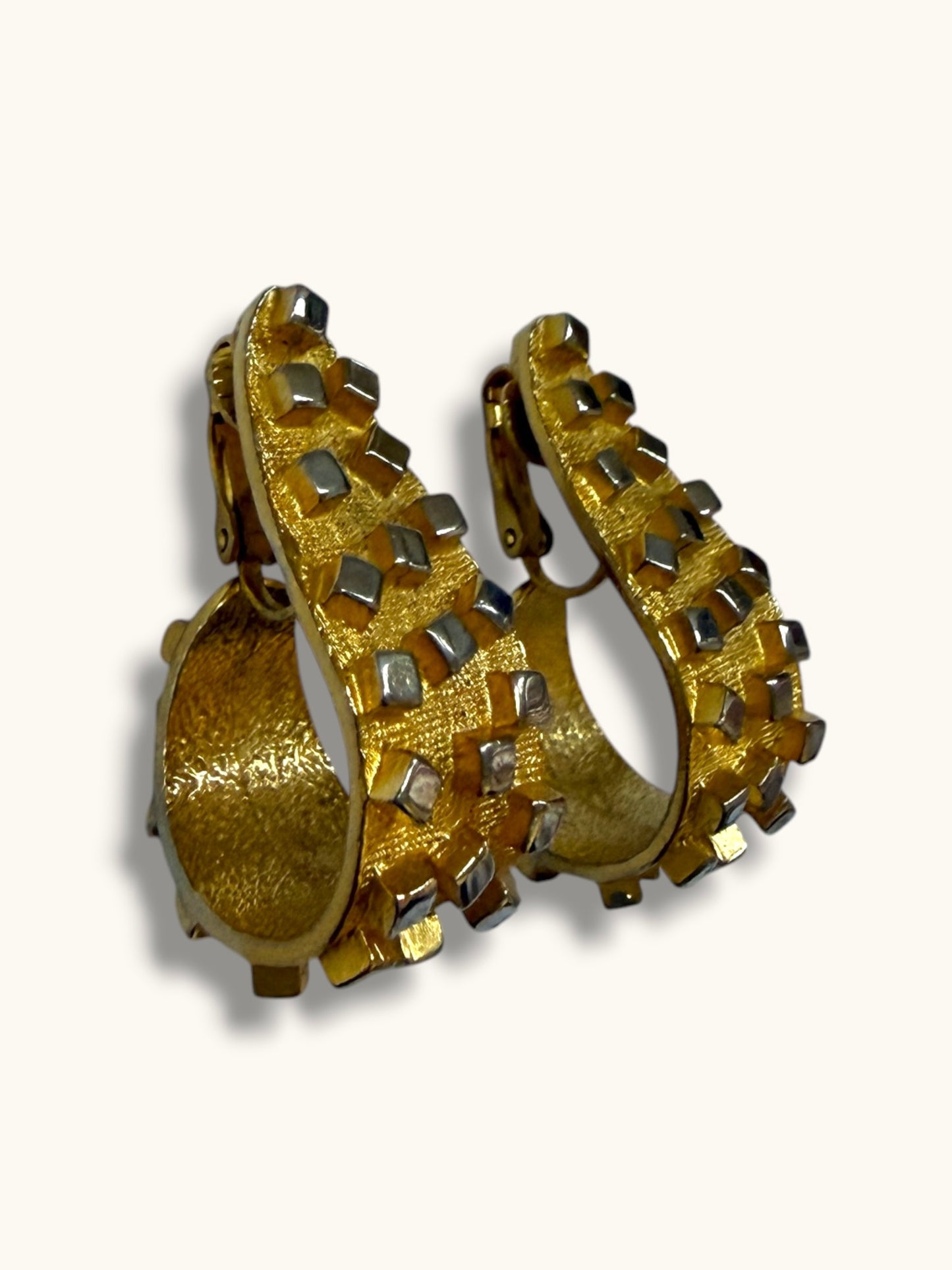 Sculptural Hoop Earrings