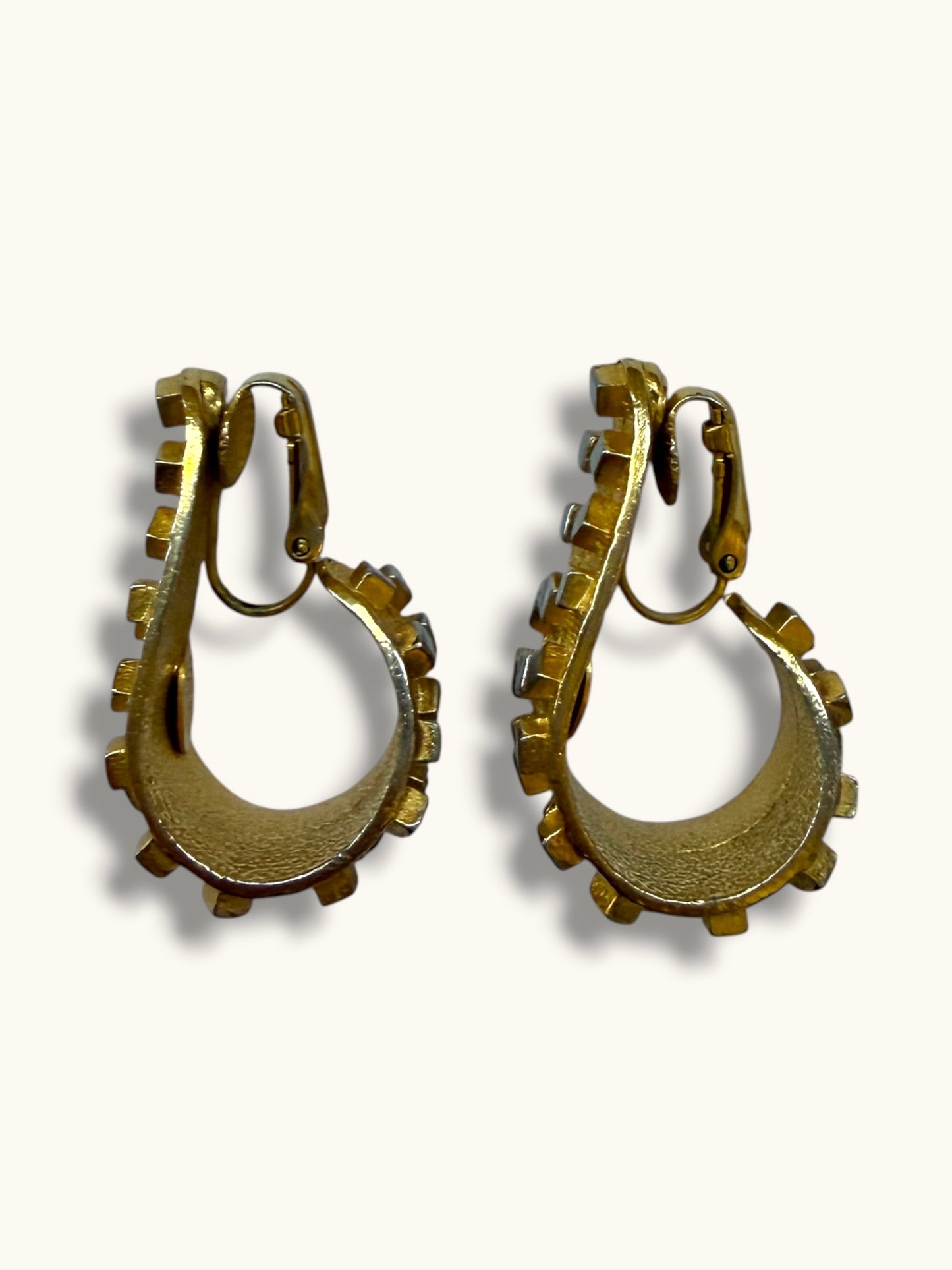 Sculptural Hoop Earrings