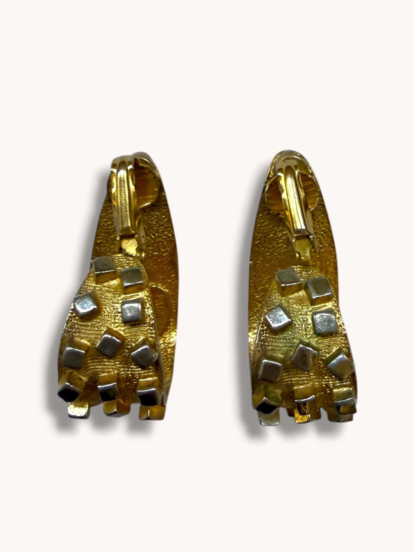 Sculptural Hoop Earrings
