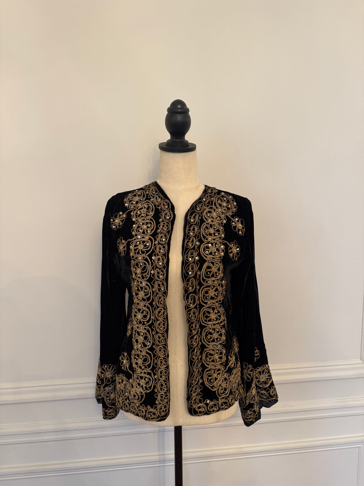 Velvet Embroidered Jacket