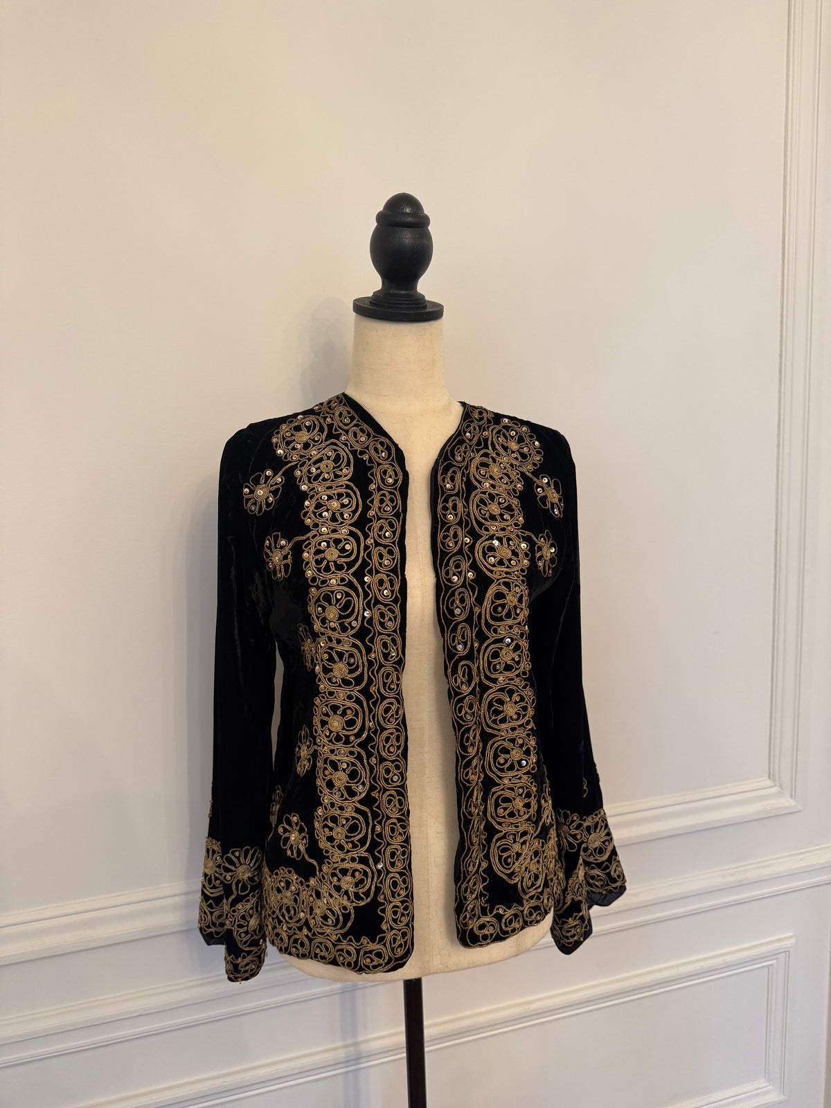 Velvet Embroidered Jacket