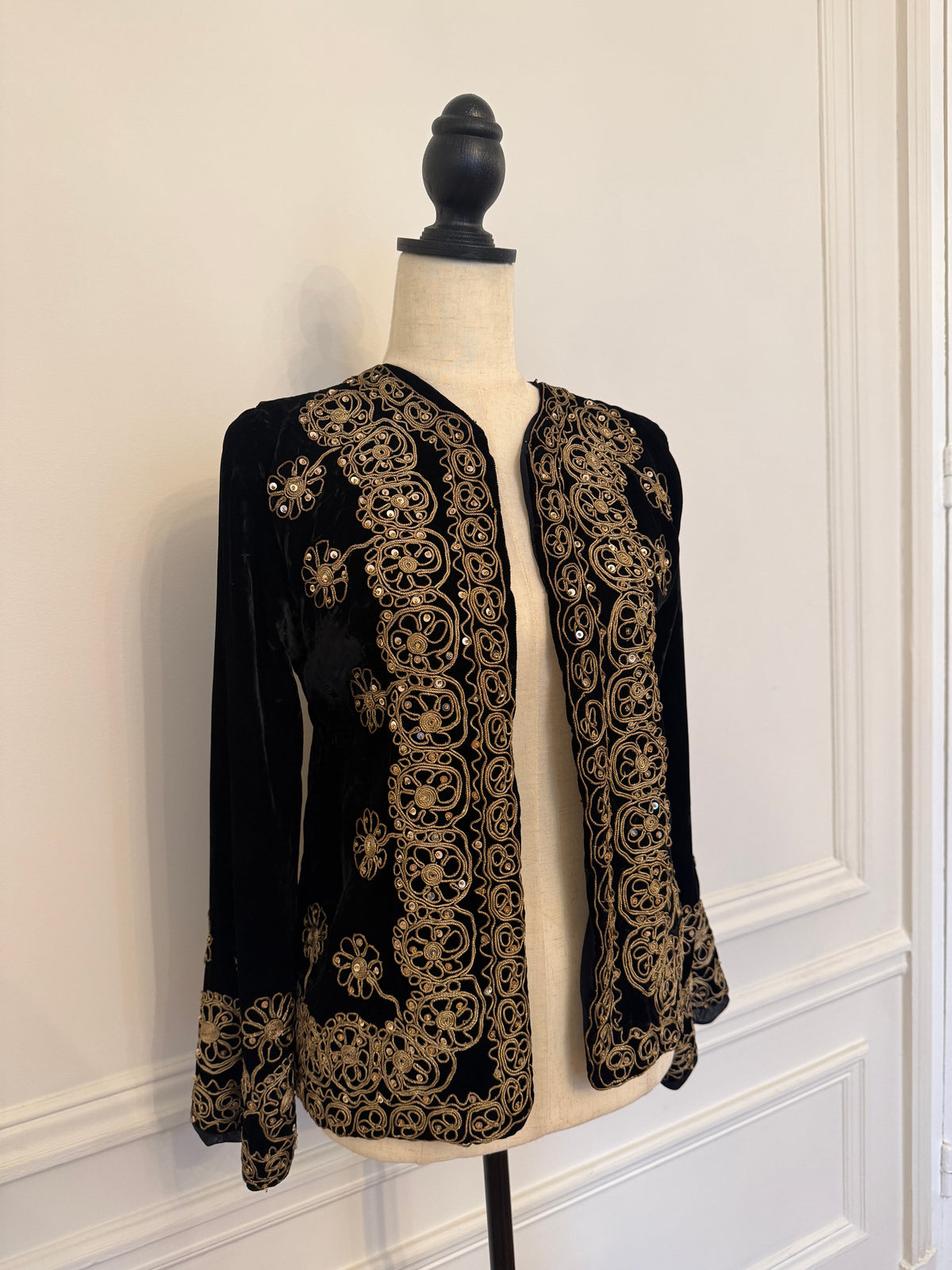 Velvet Embroidered Jacket