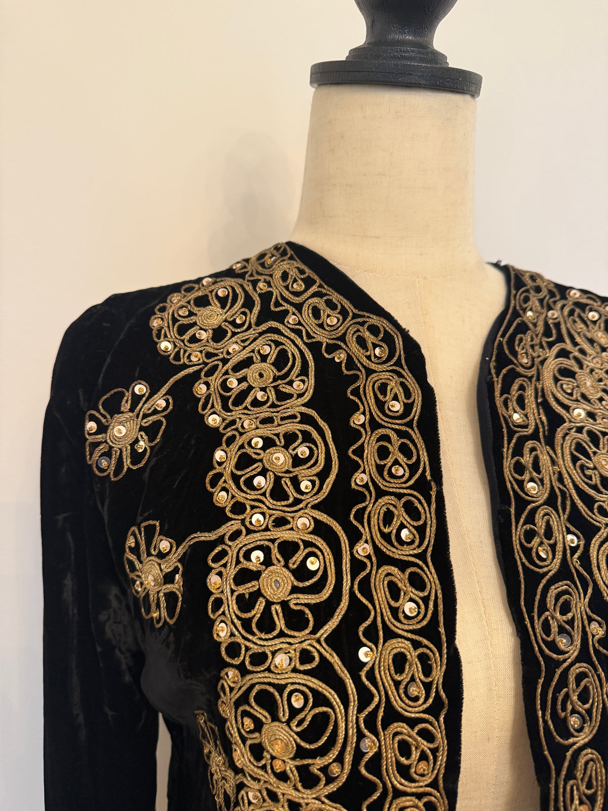 Velvet Embroidered Jacket