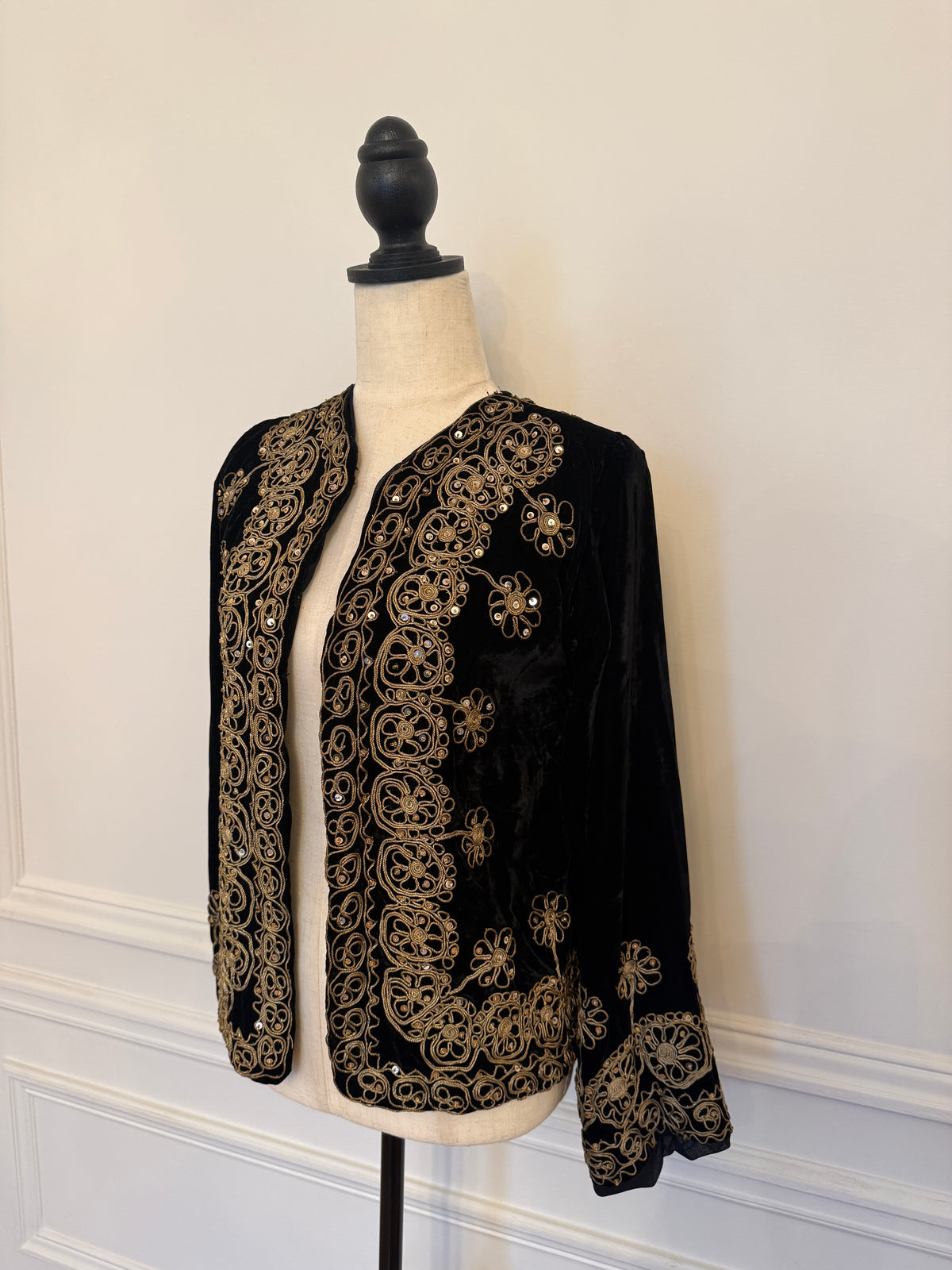 Velvet Embroidered Jacket