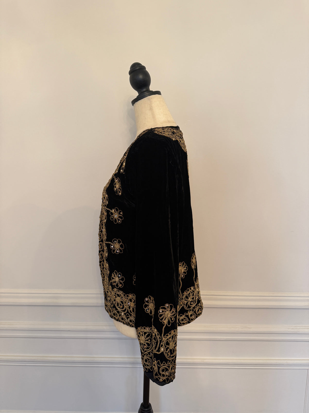 Velvet Embroidered Jacket