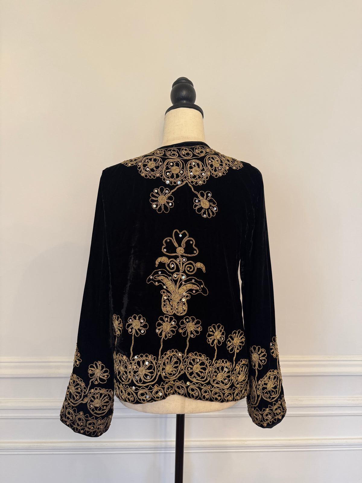 Velvet Embroidered Jacket