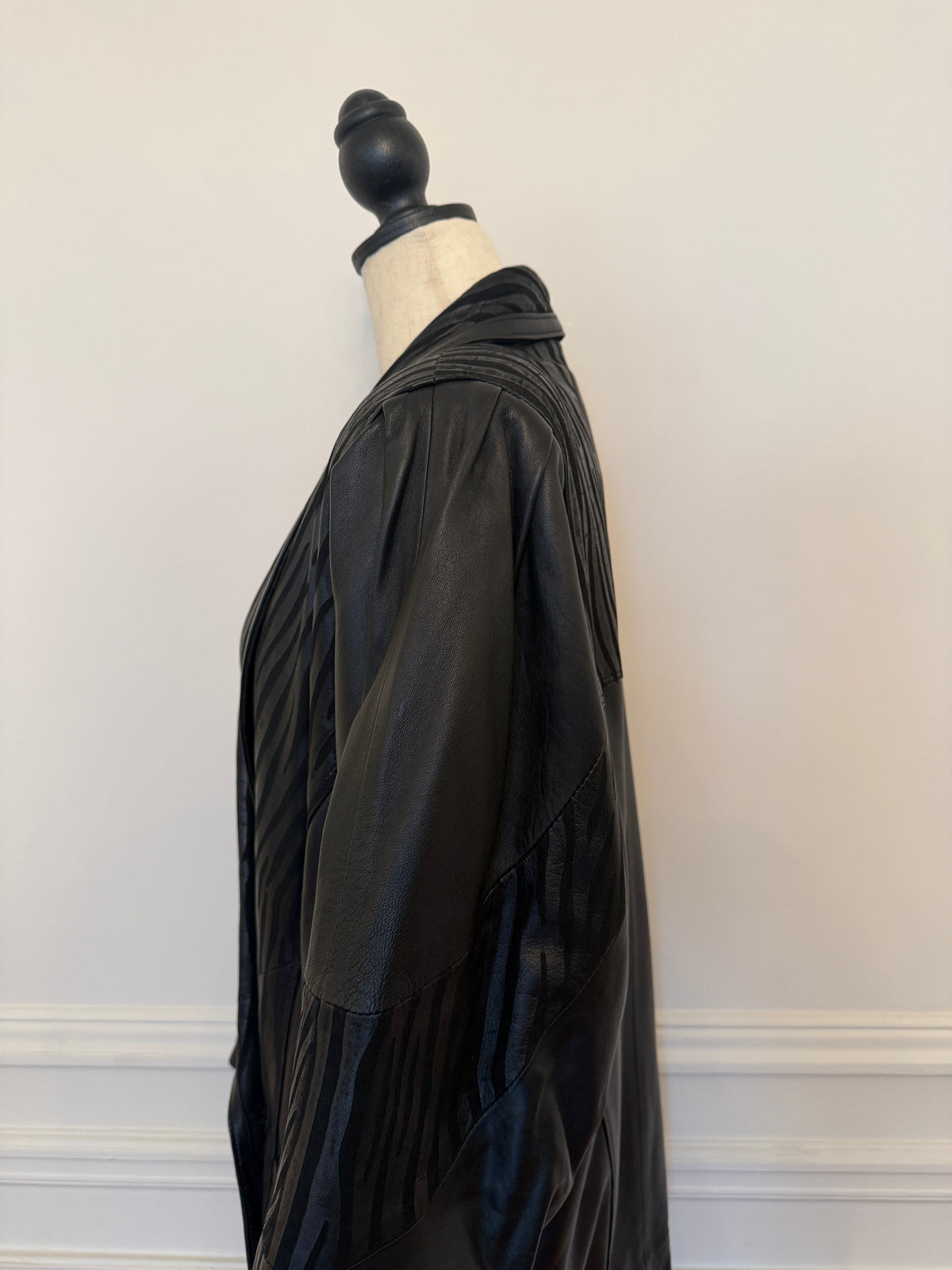 Leather Coat Zebra