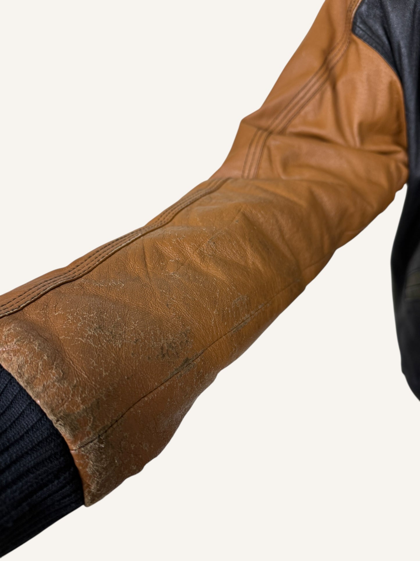 Color-Block Bomber Jacket