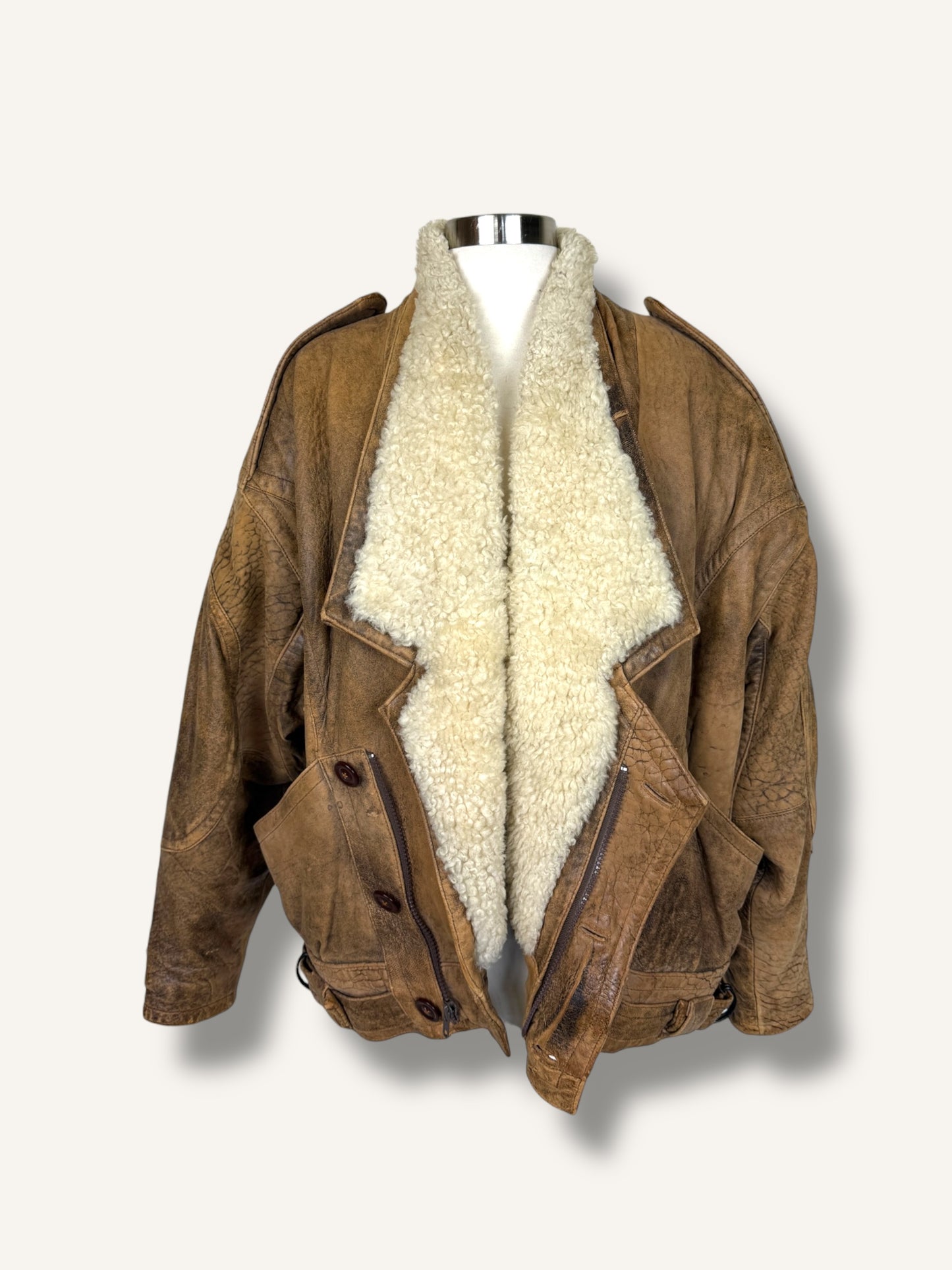 Shearling Bomber Jacket