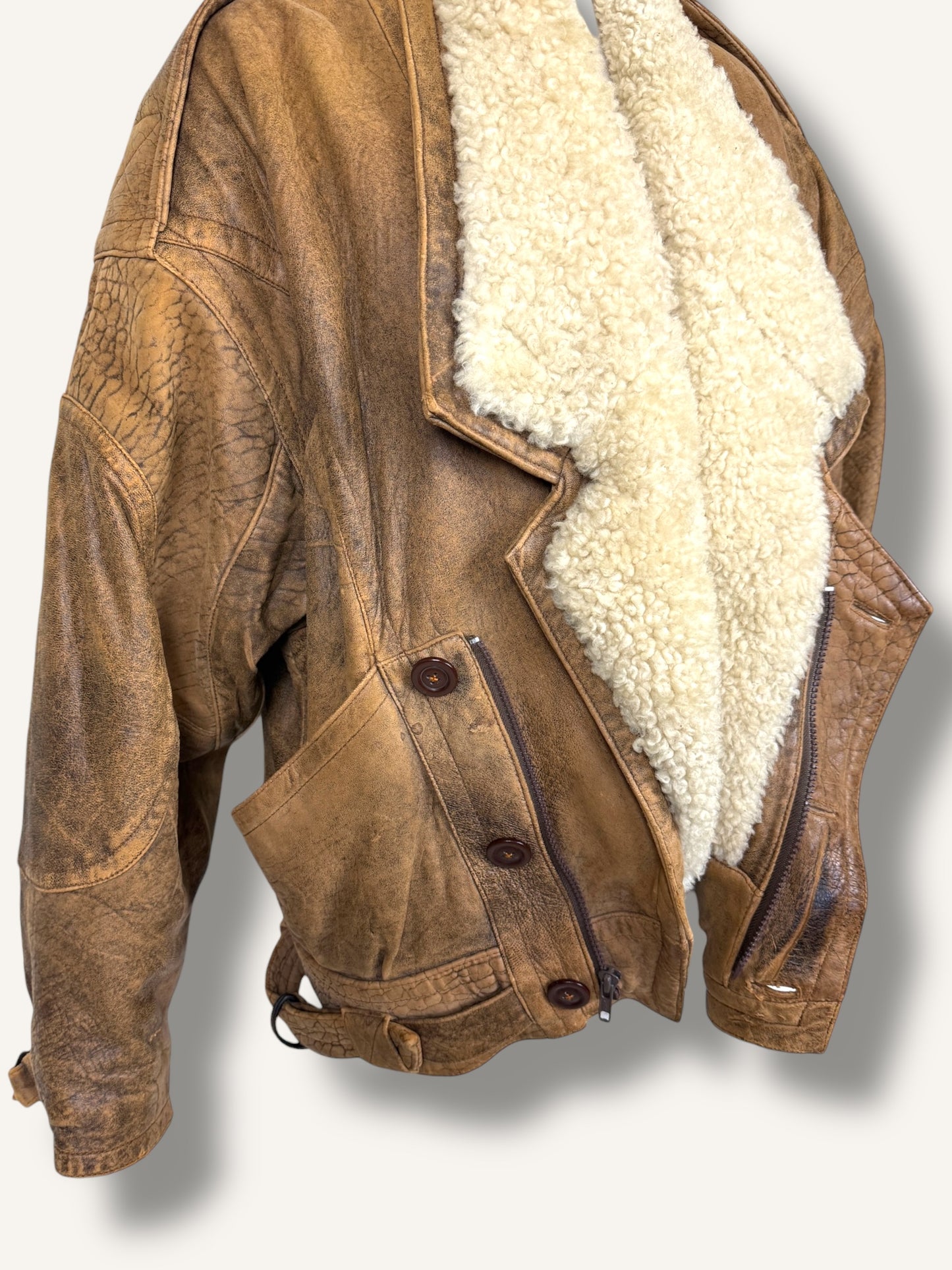 Shearling Bomber Jacket