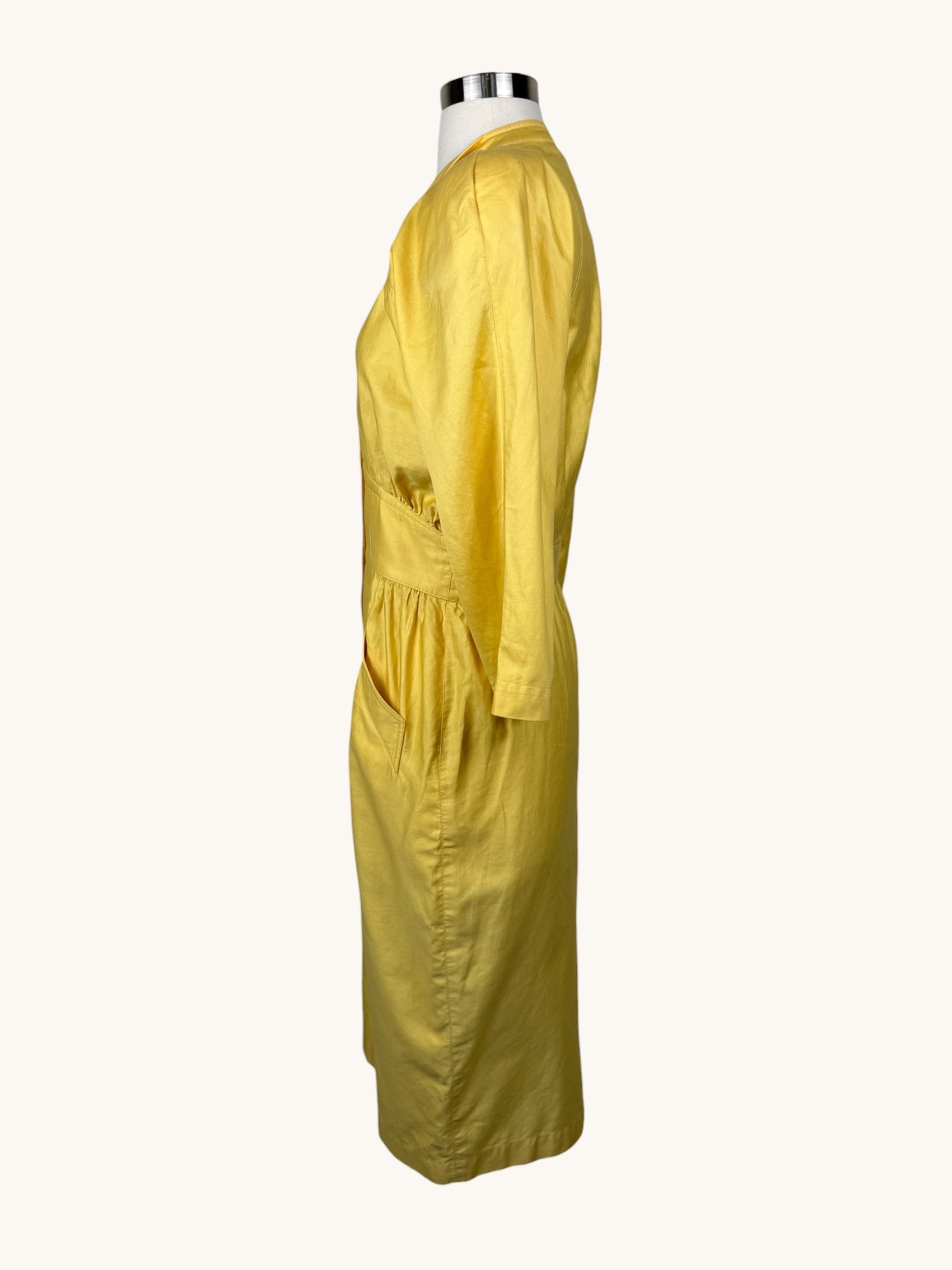 Mugler Yellow Dress