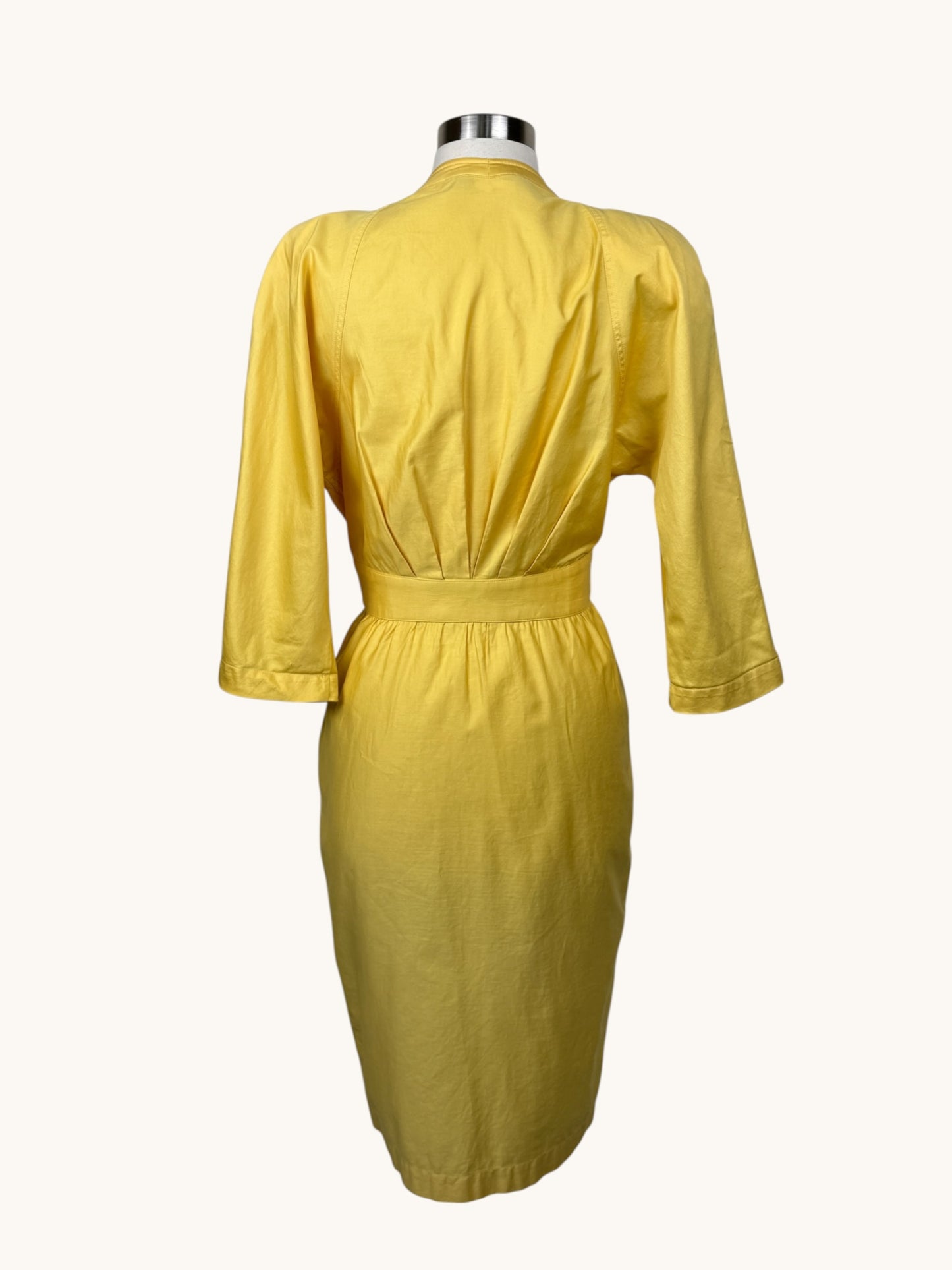 Mugler Yellow Dress