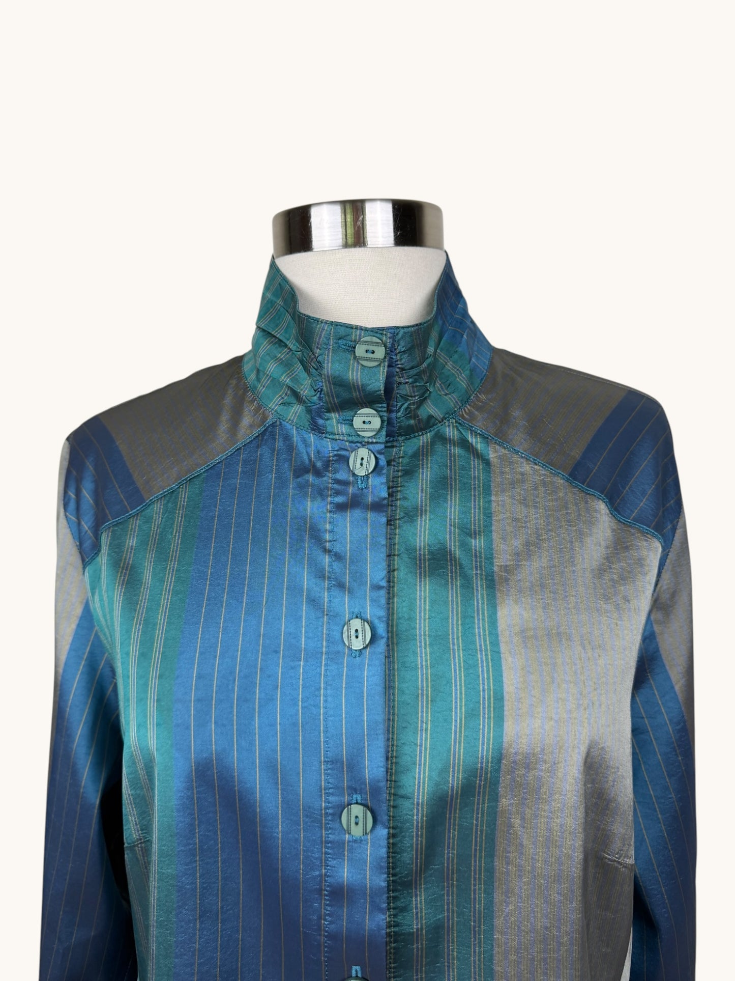 Silk Graphic Blouse