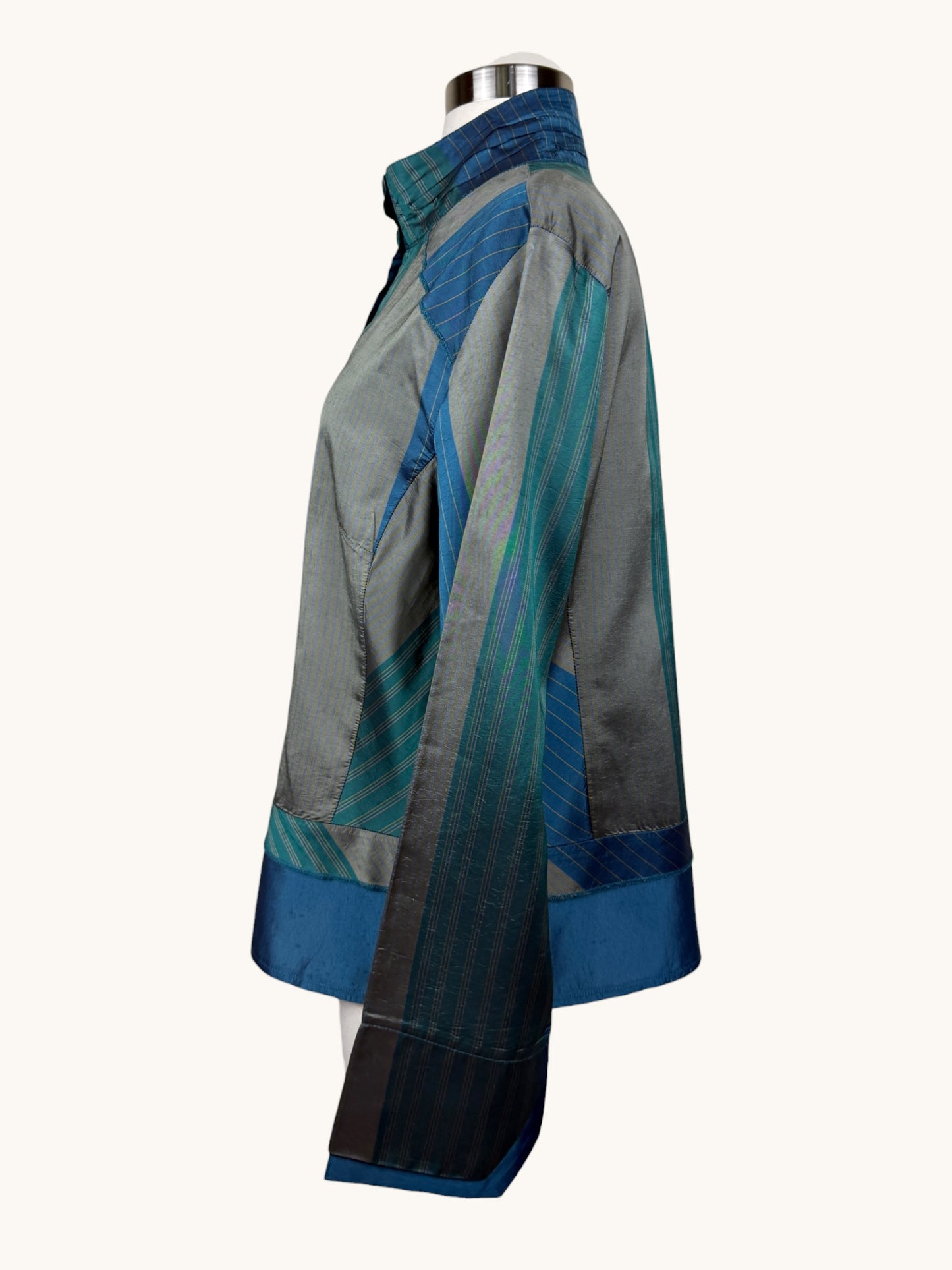 Silk Graphic Blouse