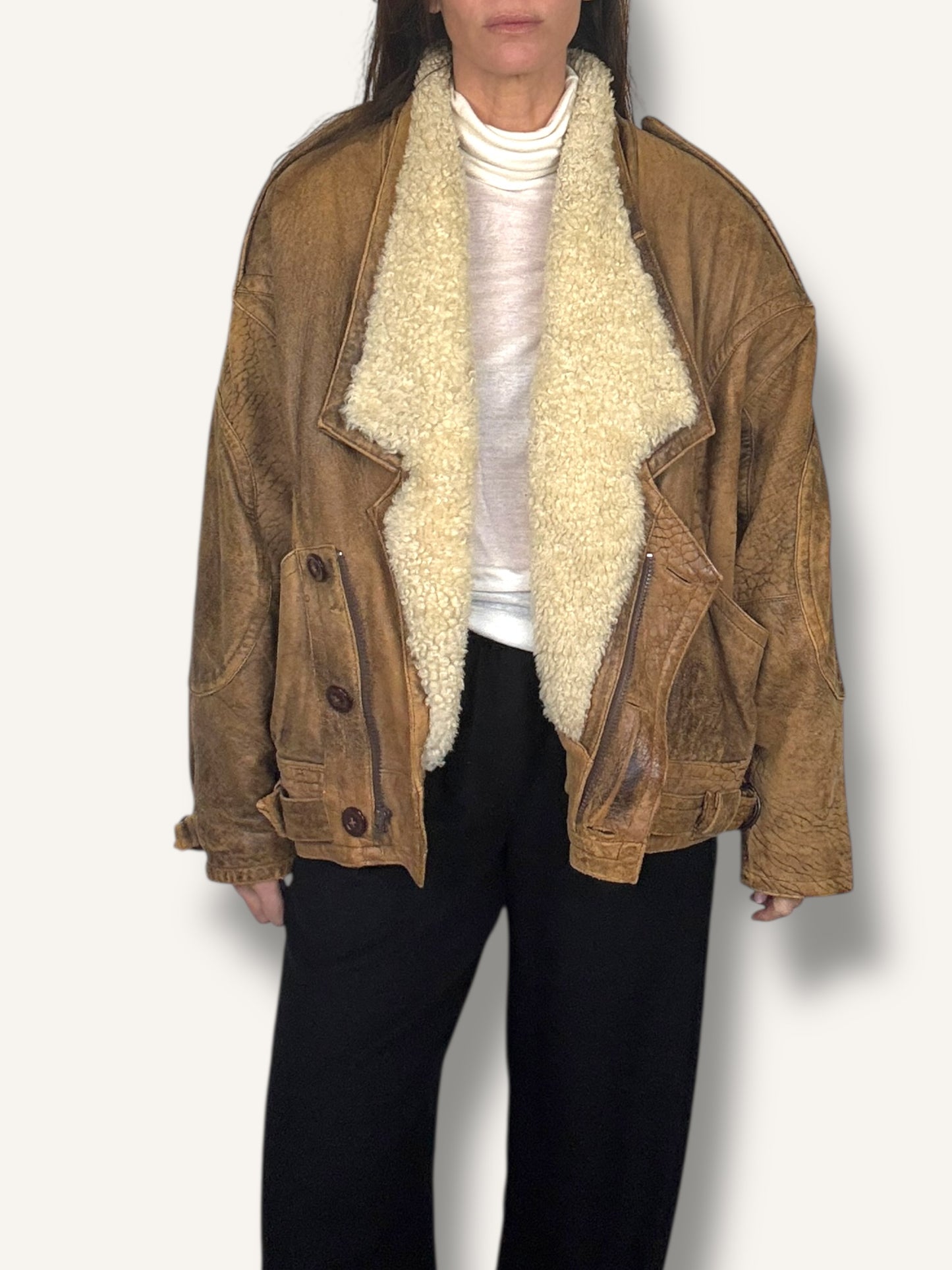 Shearling Bomber Jacket