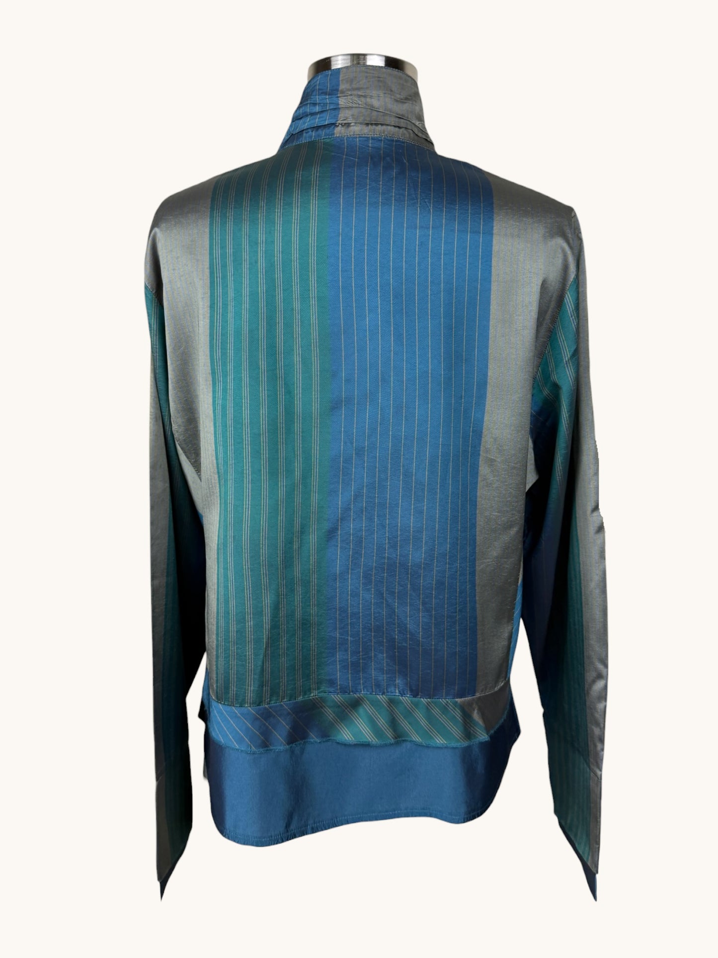 Silk Graphic Blouse
