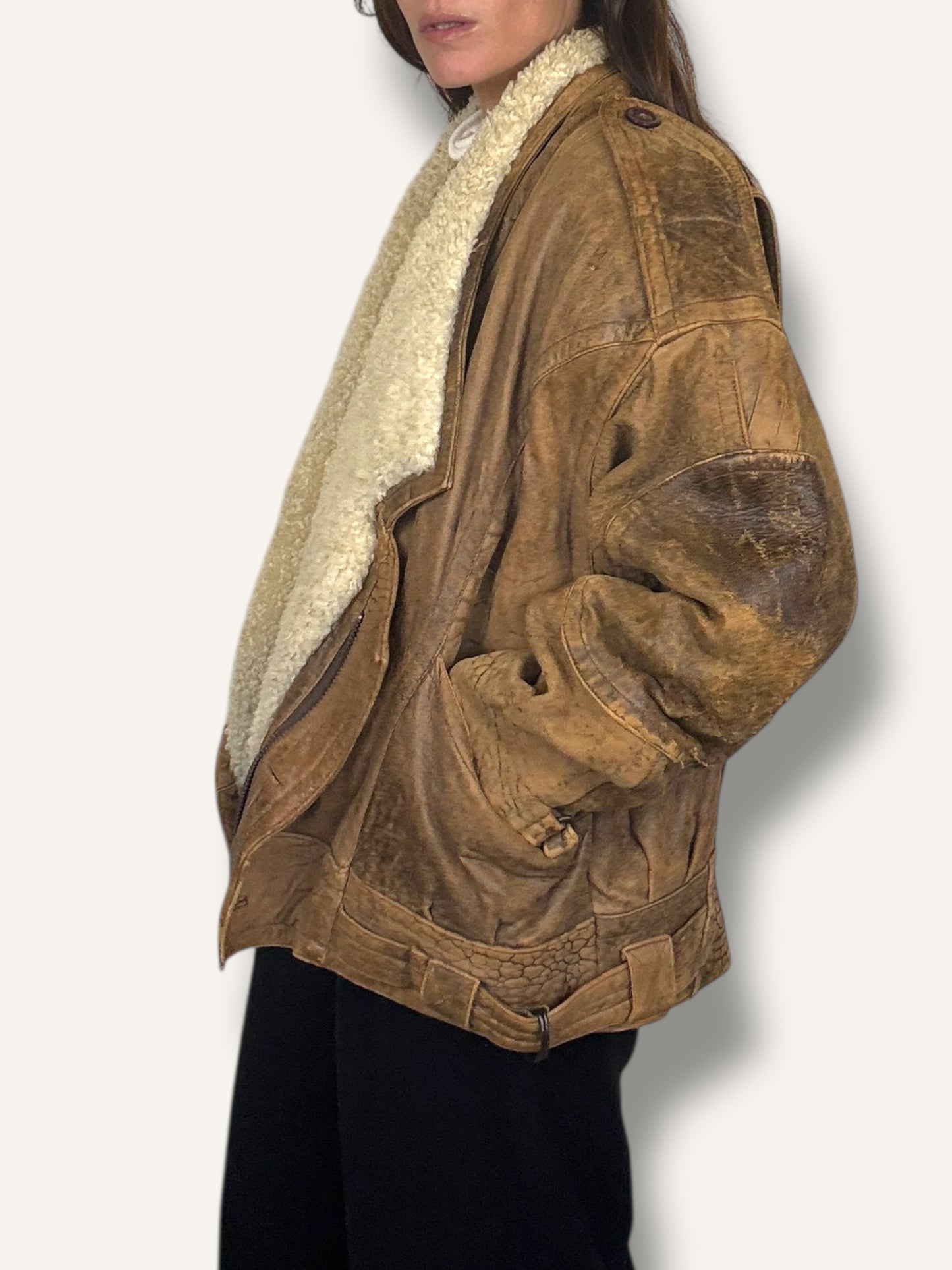 Shearling Bomber Jacket