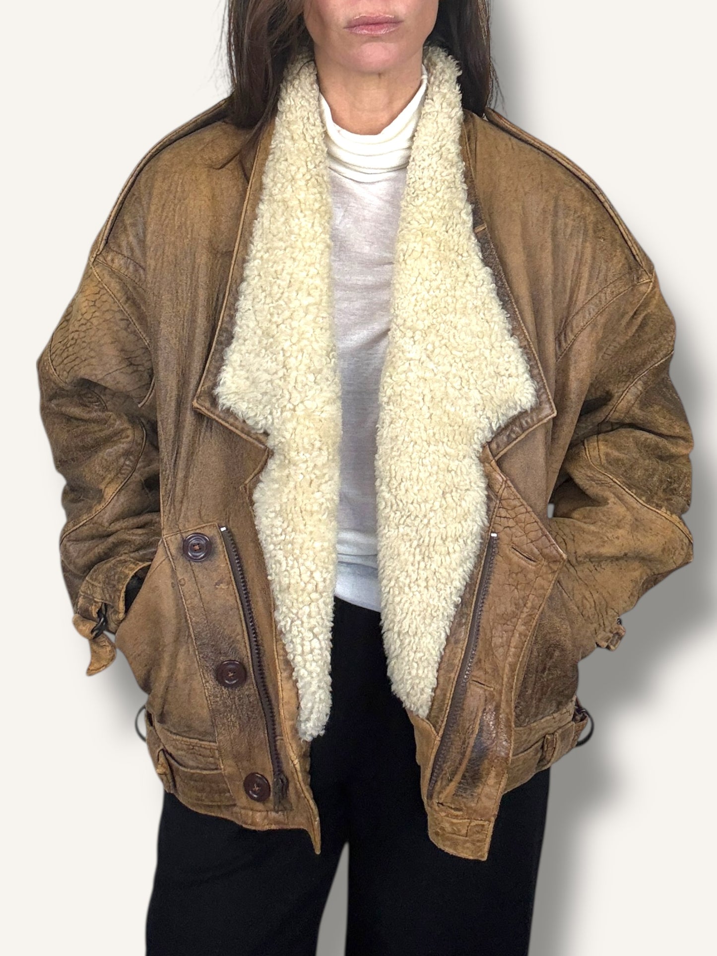 Shearling Bomber Jacket
