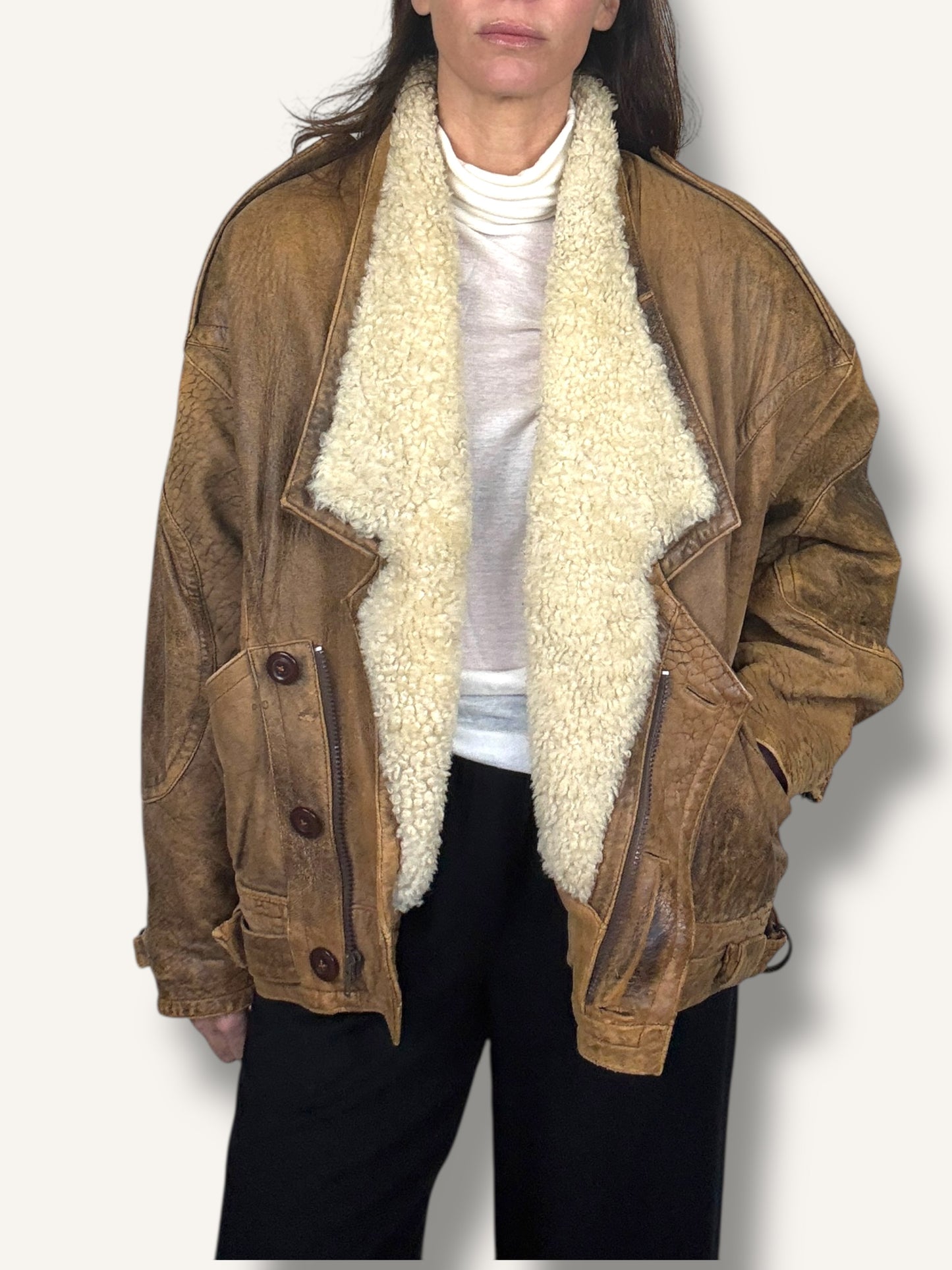 Shearling Bomber Jacket