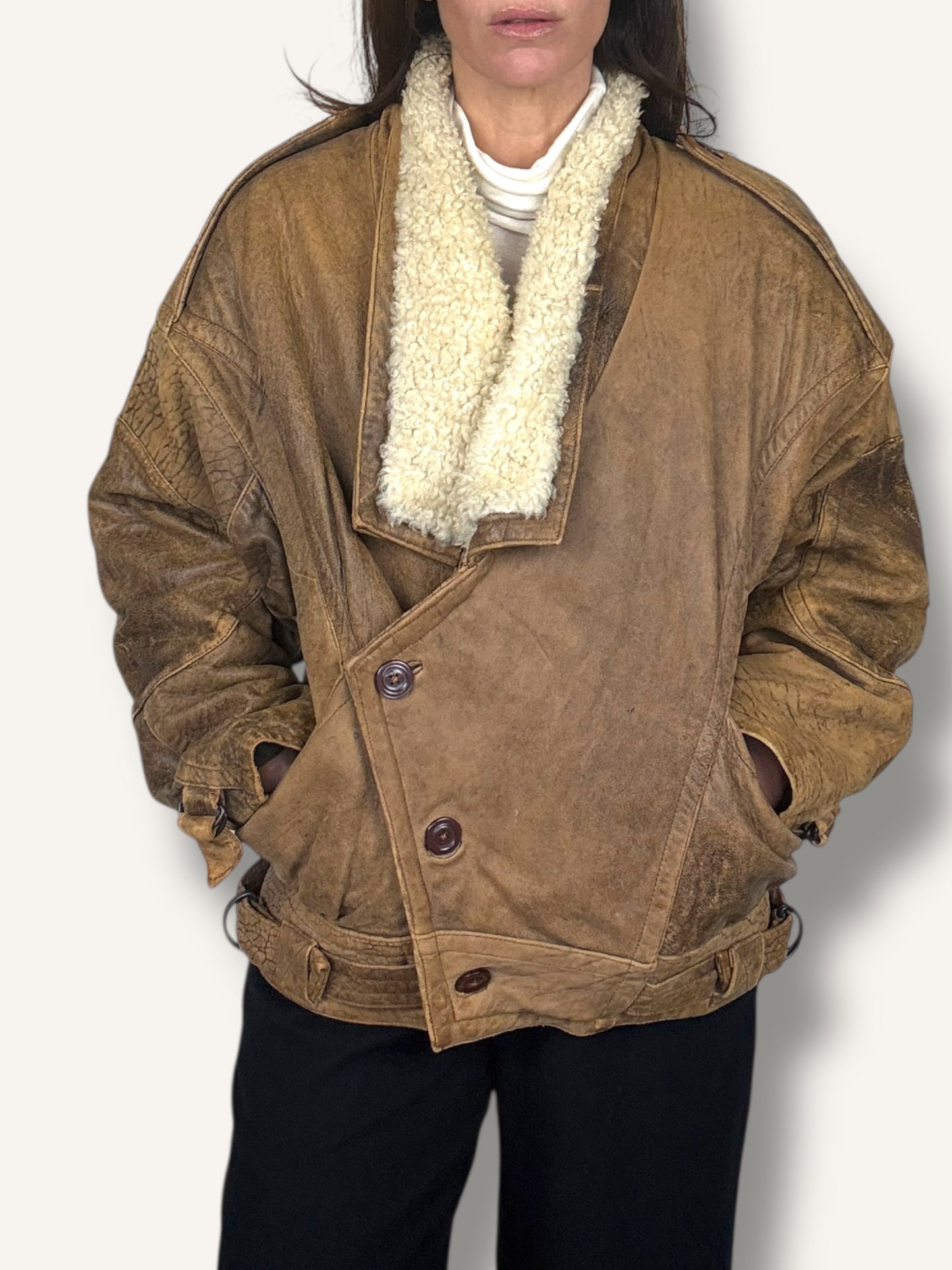 Shearling Bomber Jacket
