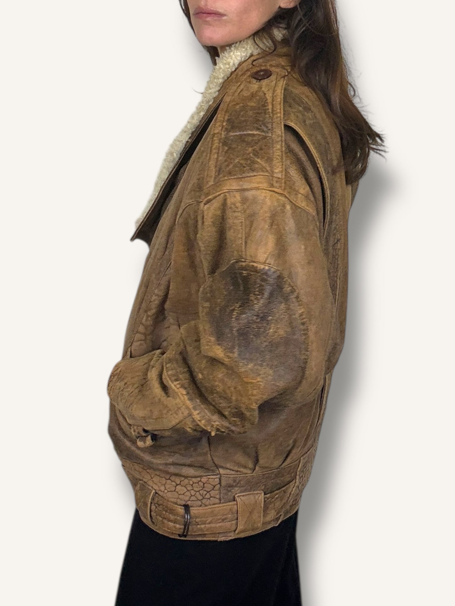 Shearling Bomber Jacket