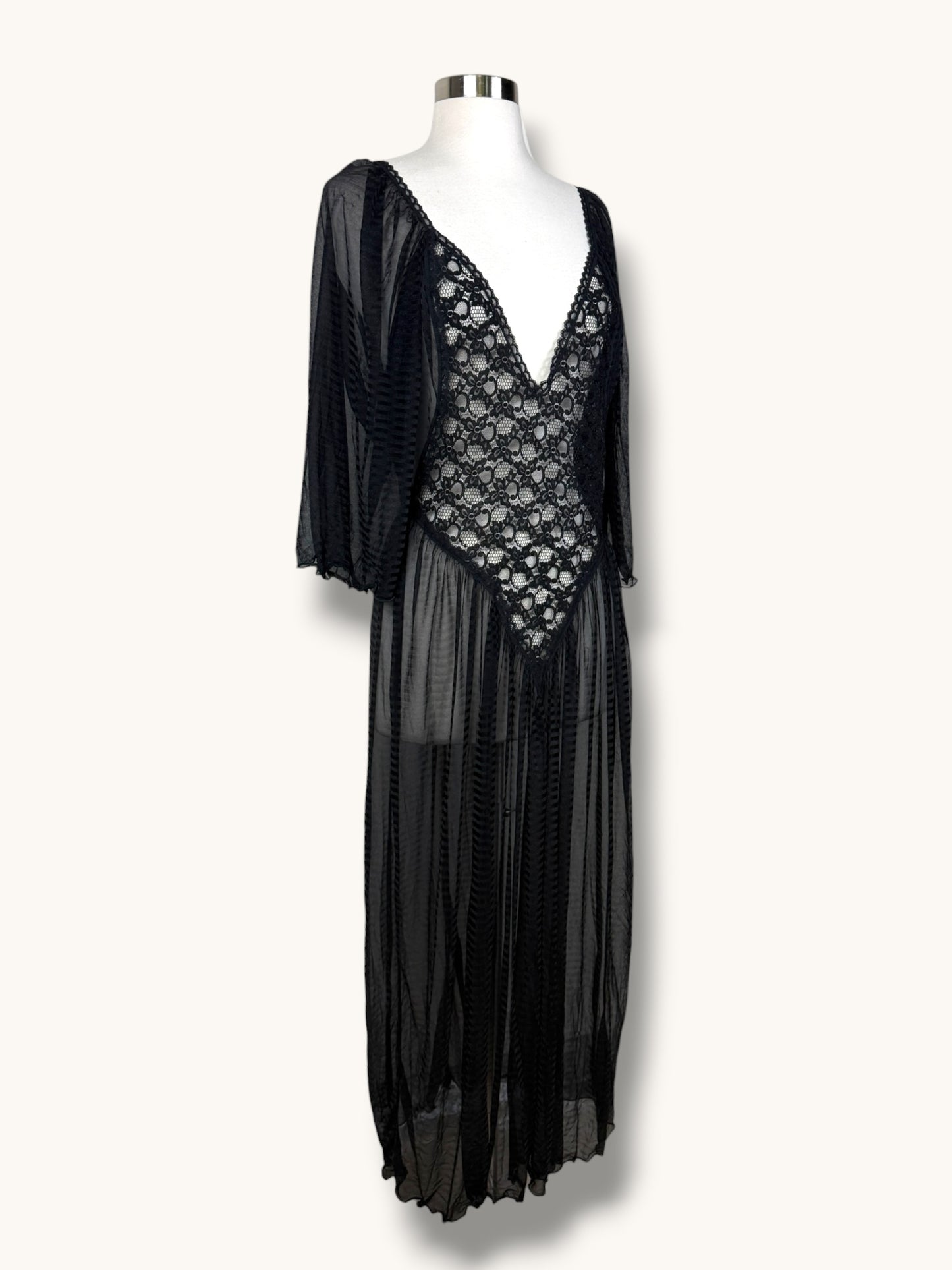 Sheer Black Dress